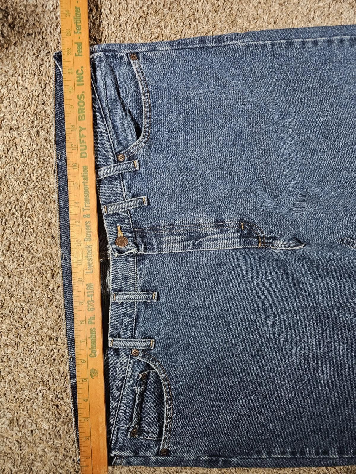 Wrangler Wrangler Premium Denim Men's 44x30 Relaxed Fit Jeans Size US 44 / EU 60 - 2 Thumbnail