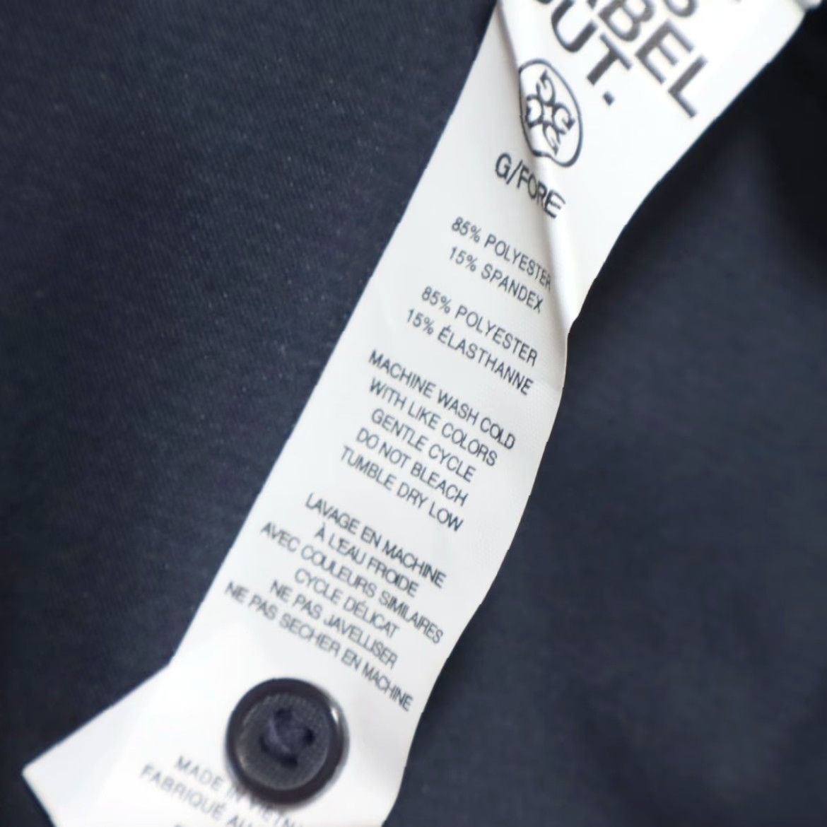 G/FORE G/Fore Skull Embossed High Stretch Polo Shirt Twilight Men's L Shirt Size US L / EU 52-54 / 3 - 8 Thumbnail