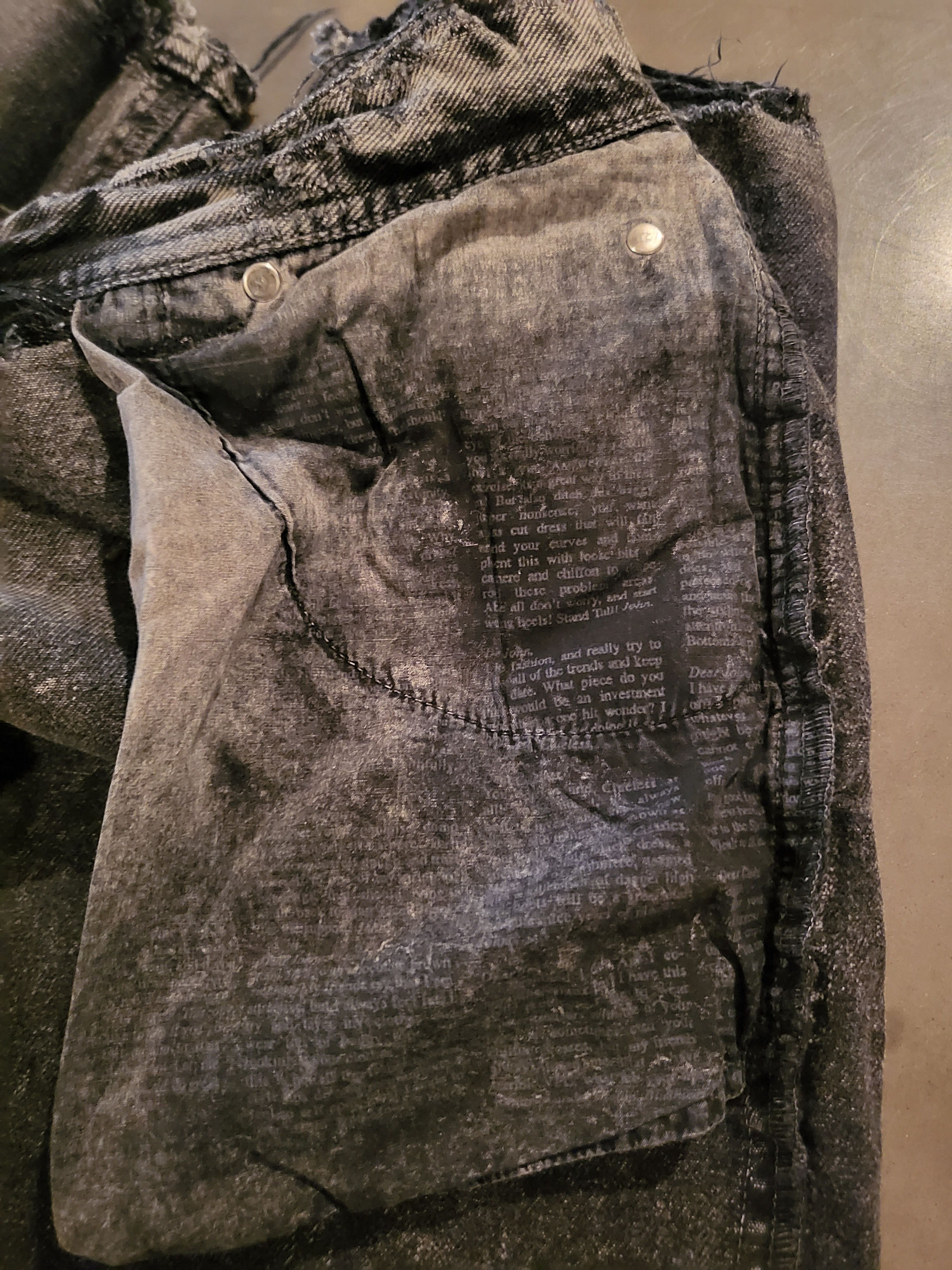 John Galliano Galliano spiked pocket crash denim Size US 30 / EU 46 - 6 Thumbnail