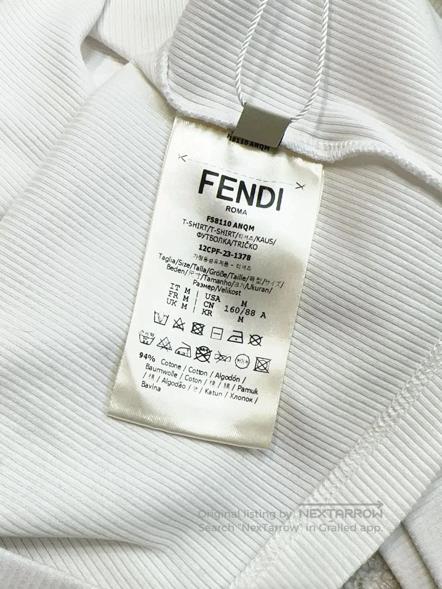 Fendi Fendi White Short Sleeve Knit Top. Size US M / EU 48-50 / 2 - 5 Thumbnail