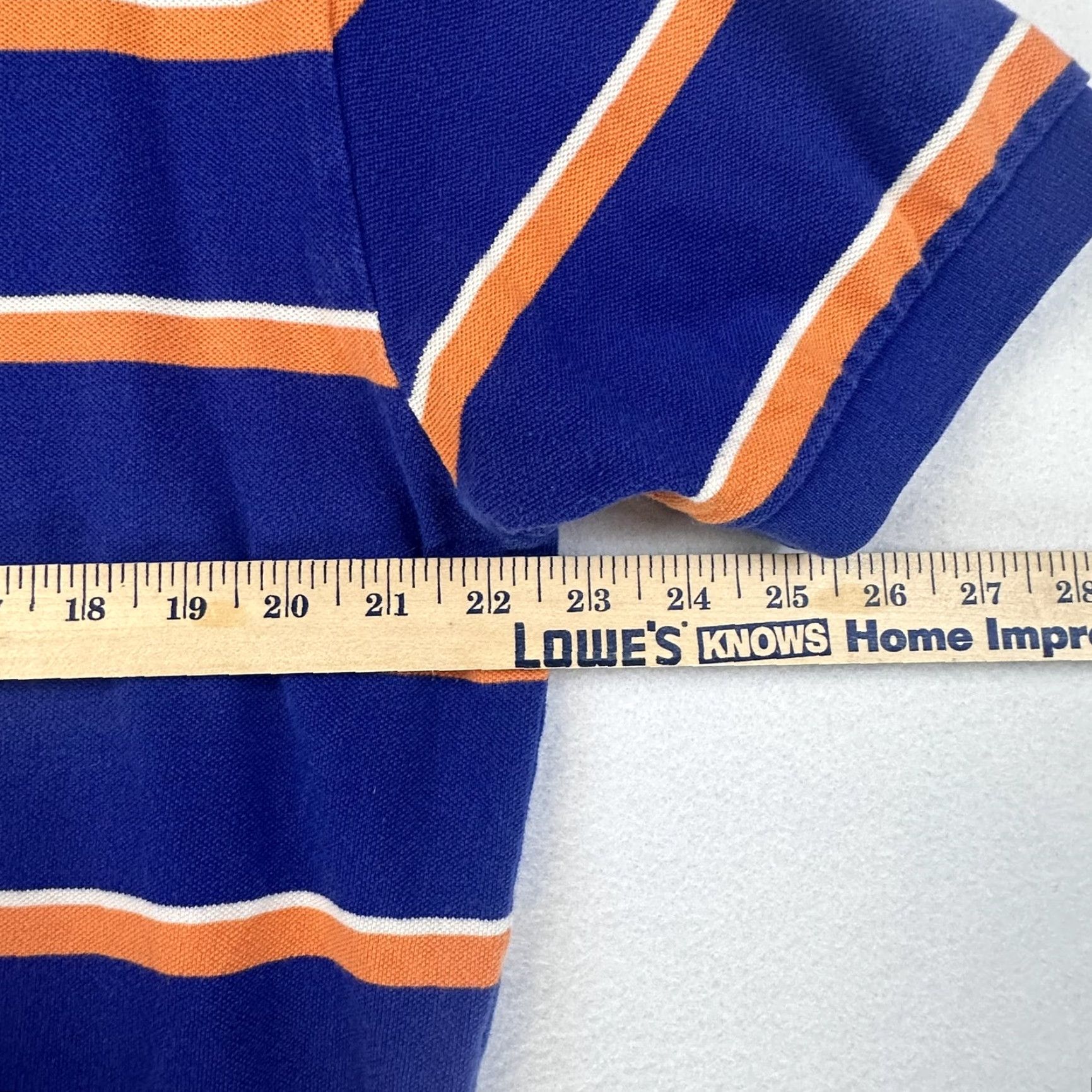 Polo Ralph Lauren Polo Ralph Lauren Rugby Shirt Mens XL Striped Green Pony Short Sleeve Polo Shirt Size US XL / EU 56 / 4 - 6 Thumbnail
