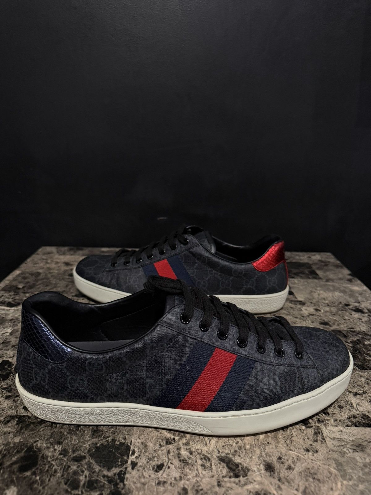 Gucci Gucci Ace GG Supreme Size US 10.5 / EU 43-44 - 1 Thumbnail