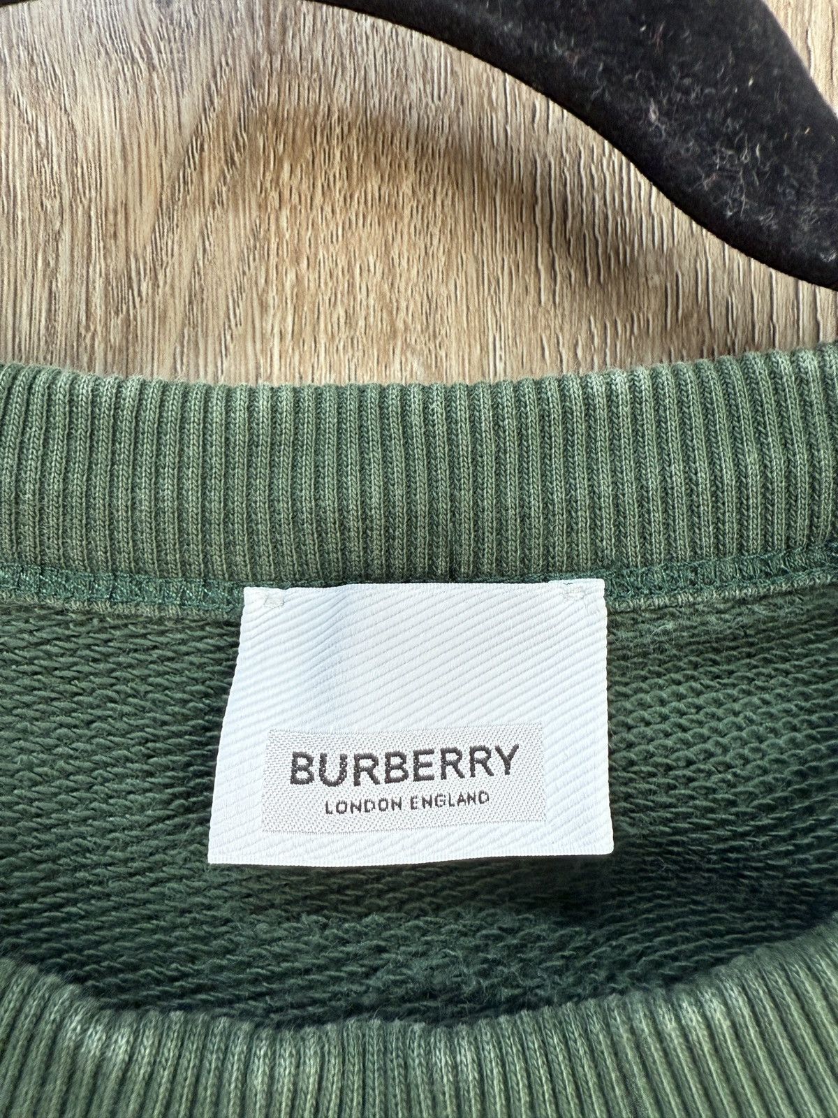 Burberry Bureberry Green Crewneck Size US S / EU 44-46 / 1 - 4 Thumbnail