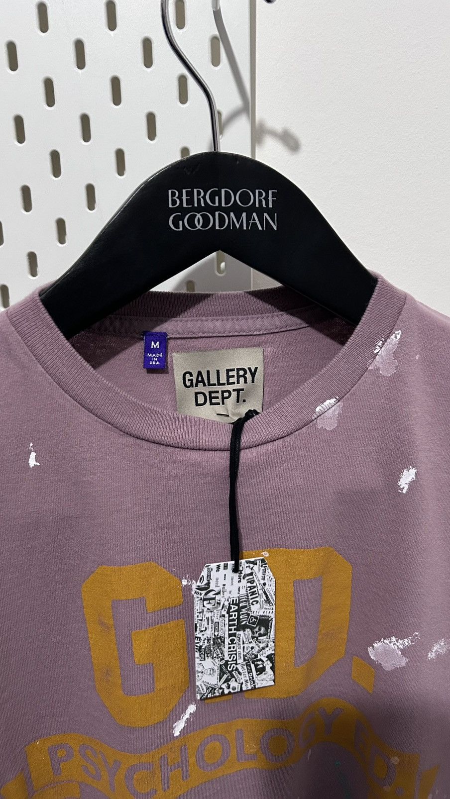 Gallery Dept. Gallery Dept. Purple ‘Psychology Ed’ Paint Splatter Cotton Size US M / EU 48-50 / 2 - 3 Thumbnail