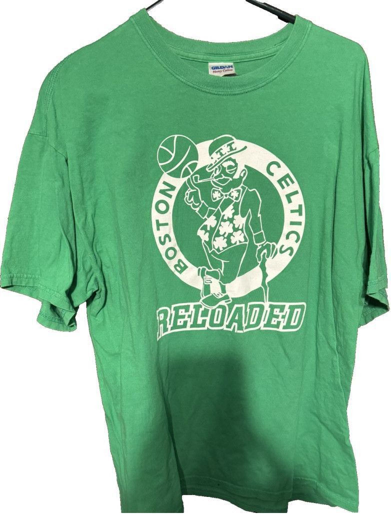 Gildan Boston Celtics Lot of Five (5) T-Shirts Men Sz XL NBA Green Size US XL / EU 56 / 4 - 11 Thumbnail