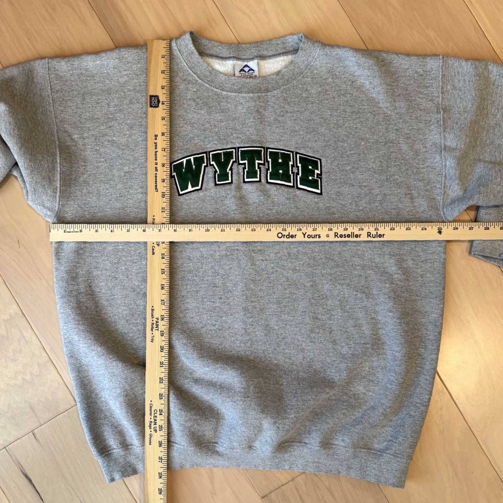 WYTHE Wythe Sweatshirt XL Gray Fleece Pullover Streetwear Minimalist New York Made USA Shirt Mens Size US XL / EU 56 / 4 - 3 Thumbnail