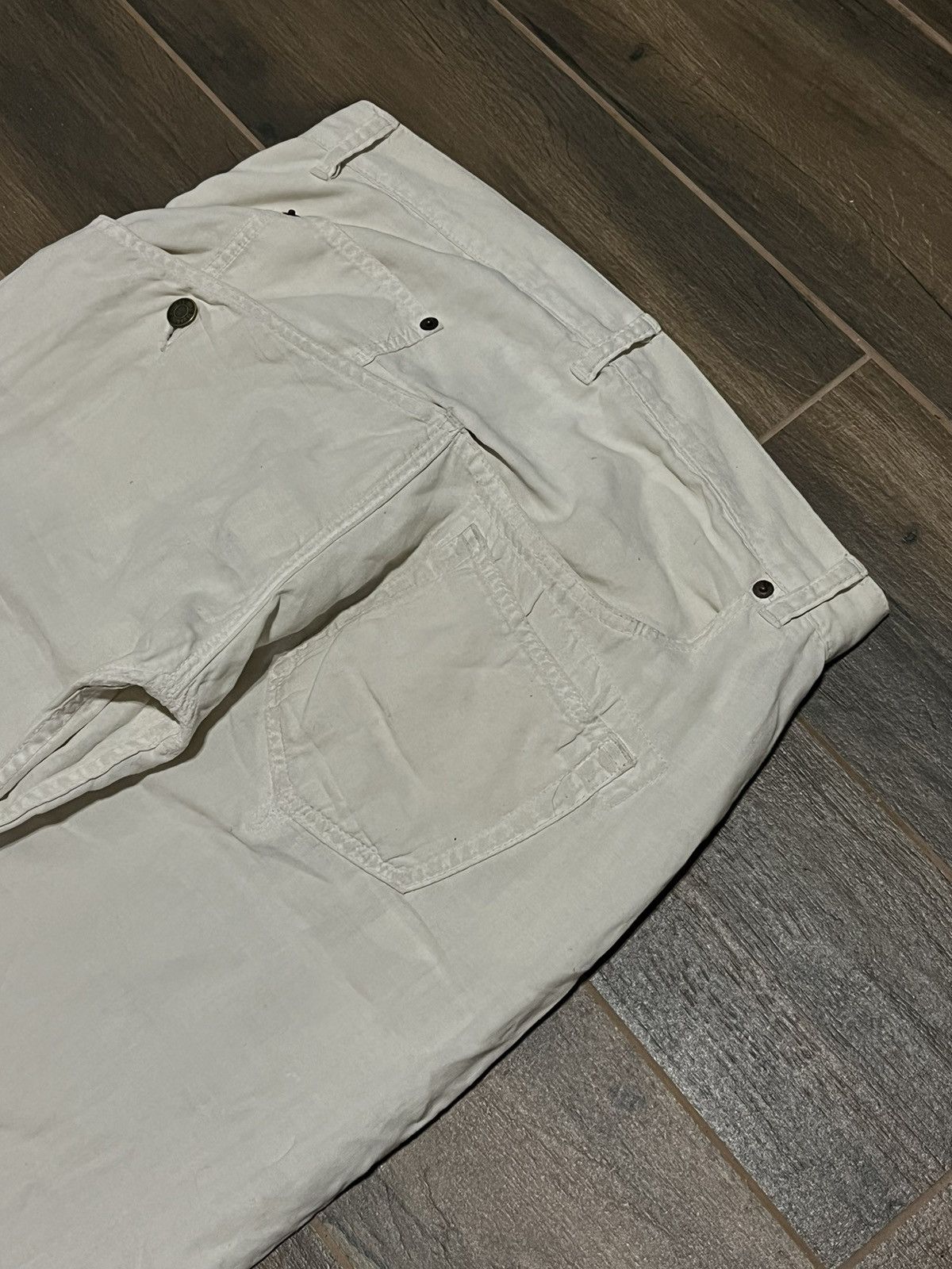 Yohji Yamamoto 🎐 Y's [1990s] Wide Textured Linen Pants Size US 30 / EU 46 - 10 Thumbnail