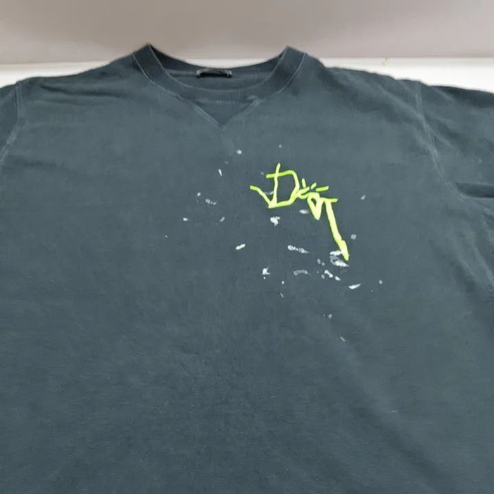 Dior Dior Dior Travis Scott Collaboration Oversized Navy T-Shir Size US L / EU 52-54 / 3 - 2 Thumbnail