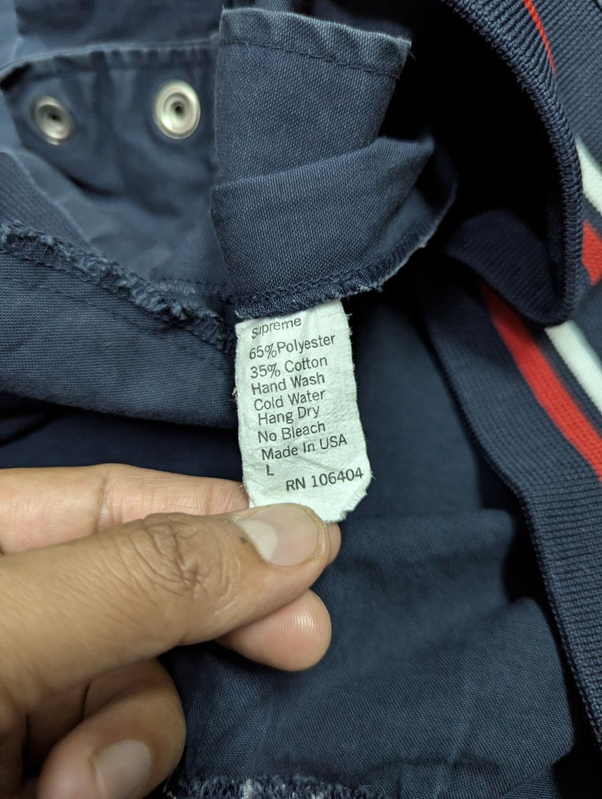 Supreme Vintage Supreme 2002 Spellout Varsity Jacket Size US L / EU 52-54 / 3 - 7 Thumbnail