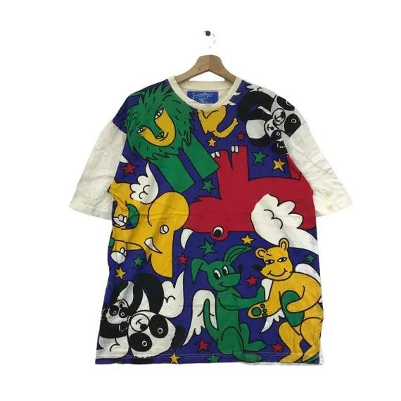 Jean Charles De Castelbajac Vtg 80’ JEAN CHARLES De CASTELBAJAC Nature Animal Tee Shirt Size M / US 6-8 / IT 42-44 - 1 Thumbnail