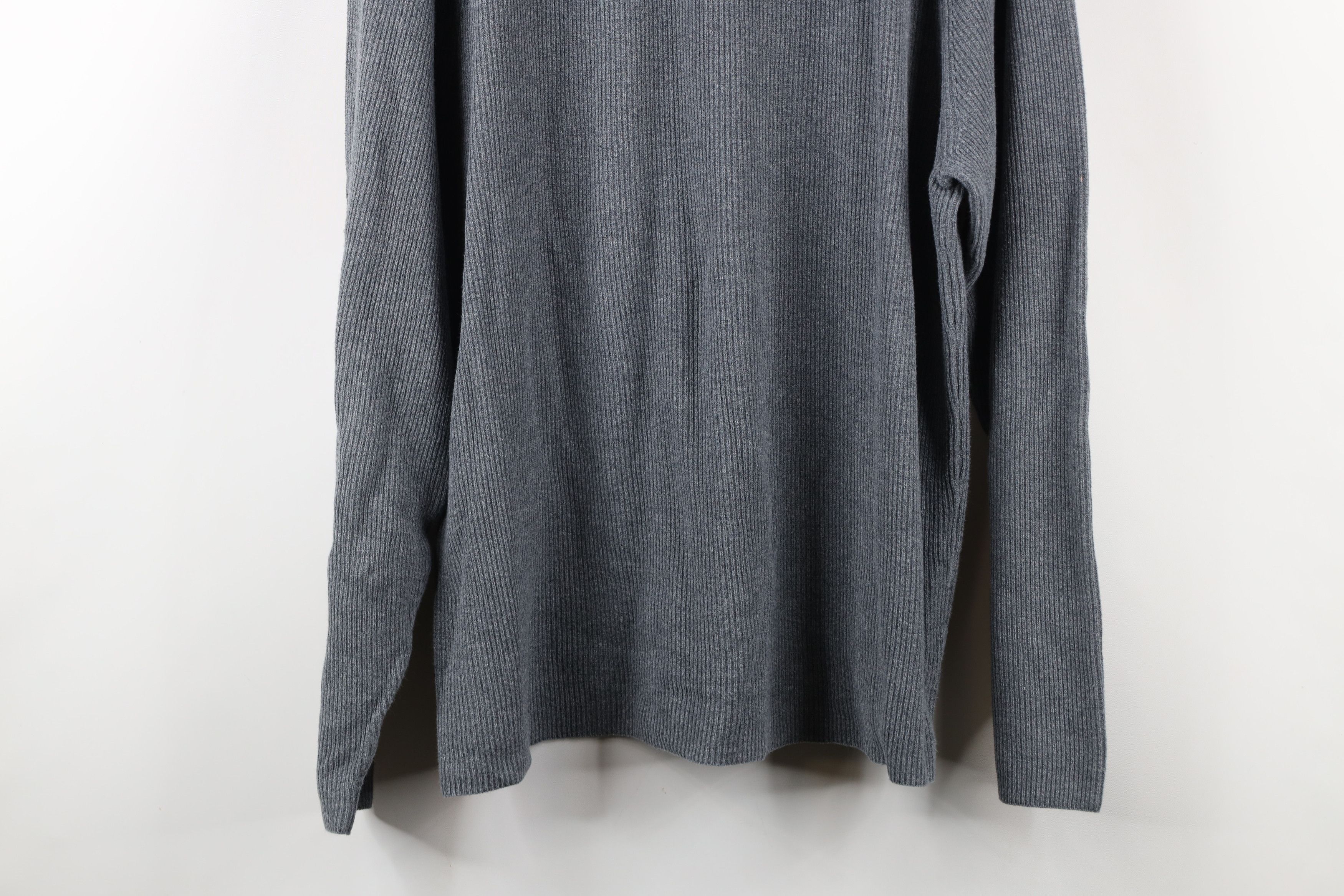 Eddie Bauer × Vintage Vintage 90s Eddie Bauer Collared Pullover Sweater Gray Size US XL / EU 56 / 4 - 14 Thumbnail