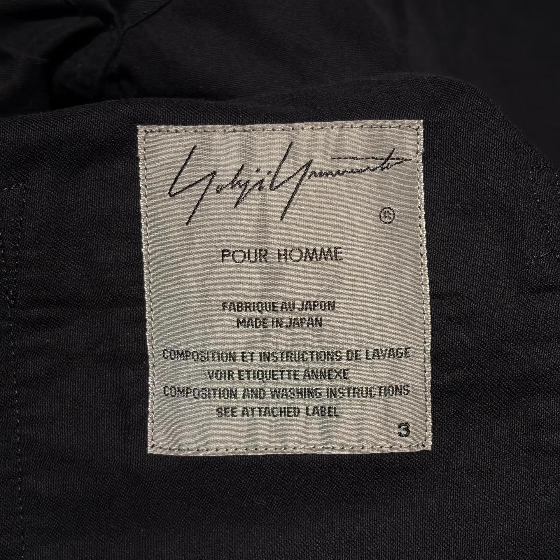 Yohji Yamamoto Yohji Yamamoto 17ss Signature Print Staff Shirt K4 Size US L / EU 52-54 / 3 - 8 Thumbnail