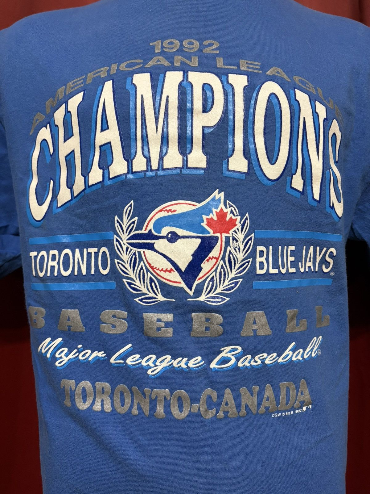 MLB Vintage Toronto Blue Jays Tshirt 90’s World Series Grail Size US L / EU 52-54 / 3 - 2 Thumbnail