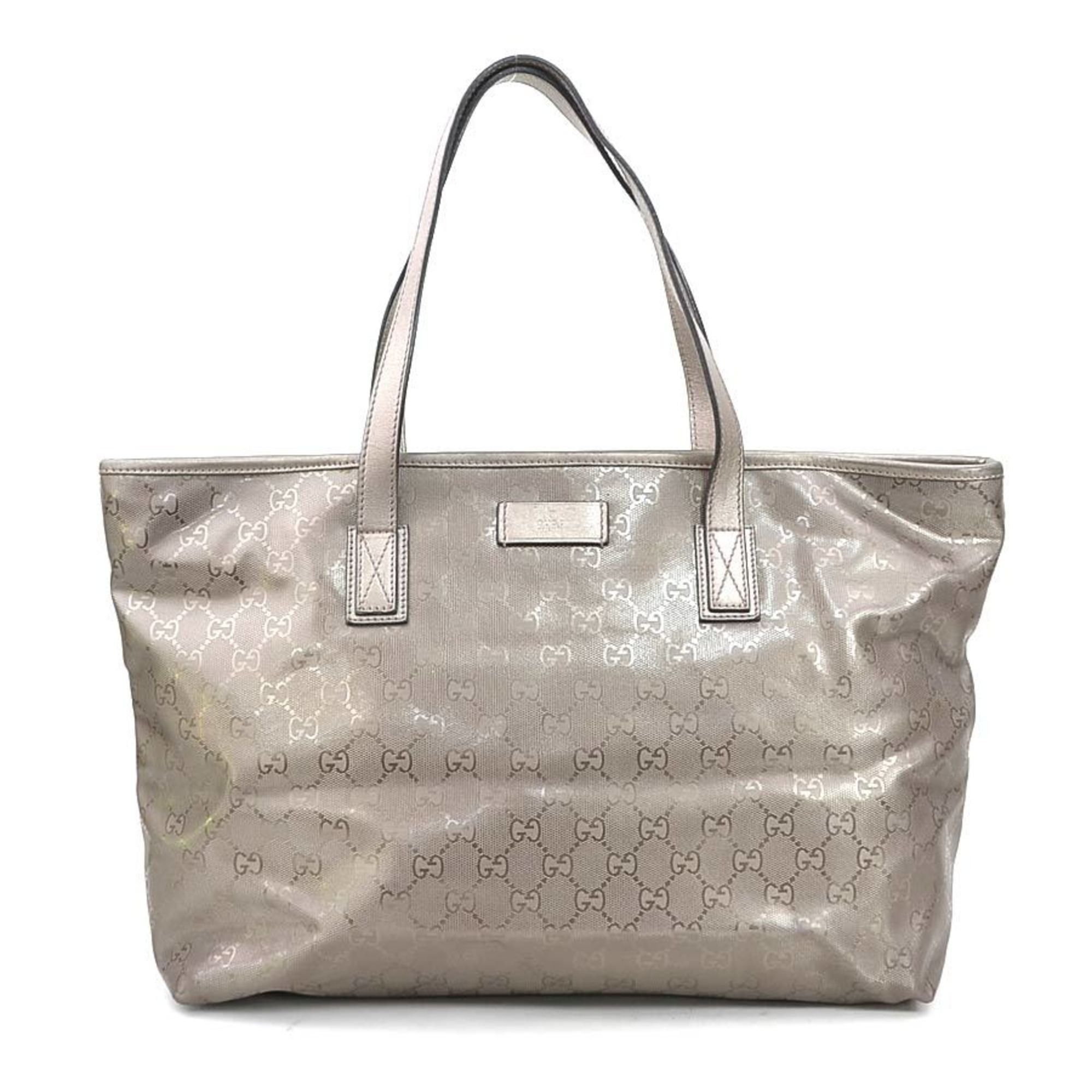 Gucci GUCCI Handbag GG Imprime Leather Metallic Brown Men's Women's 211137 r10604g Size ONE SIZE - 1 Thumbnail