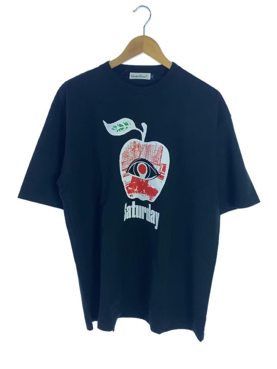 image of Undercover "saturday" Apple Eye Tee in Black, Men's (Size 2XL)