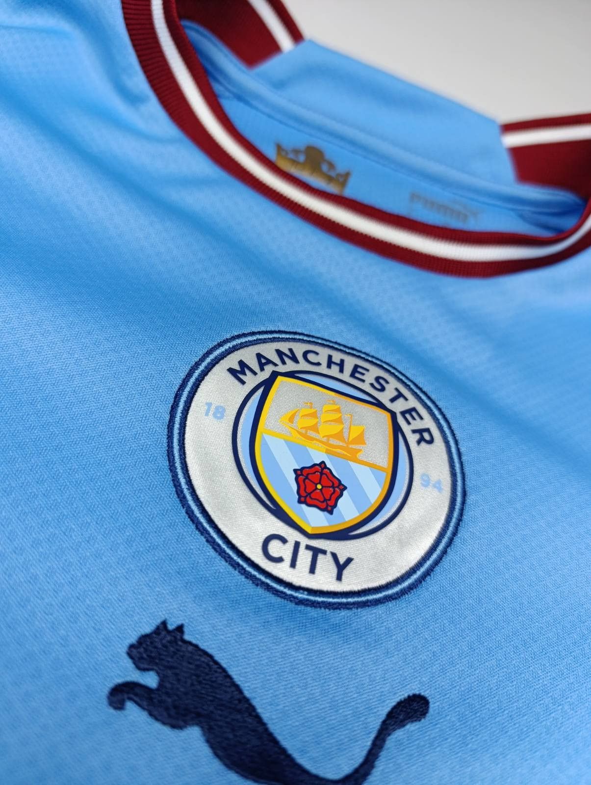 Puma PUMA MANCHESTER CITY 2022-23 TREBLE SHIRT JERSEY RUBEN #3 Size US S / EU 44-46 / 1 - 9 Thumbnail