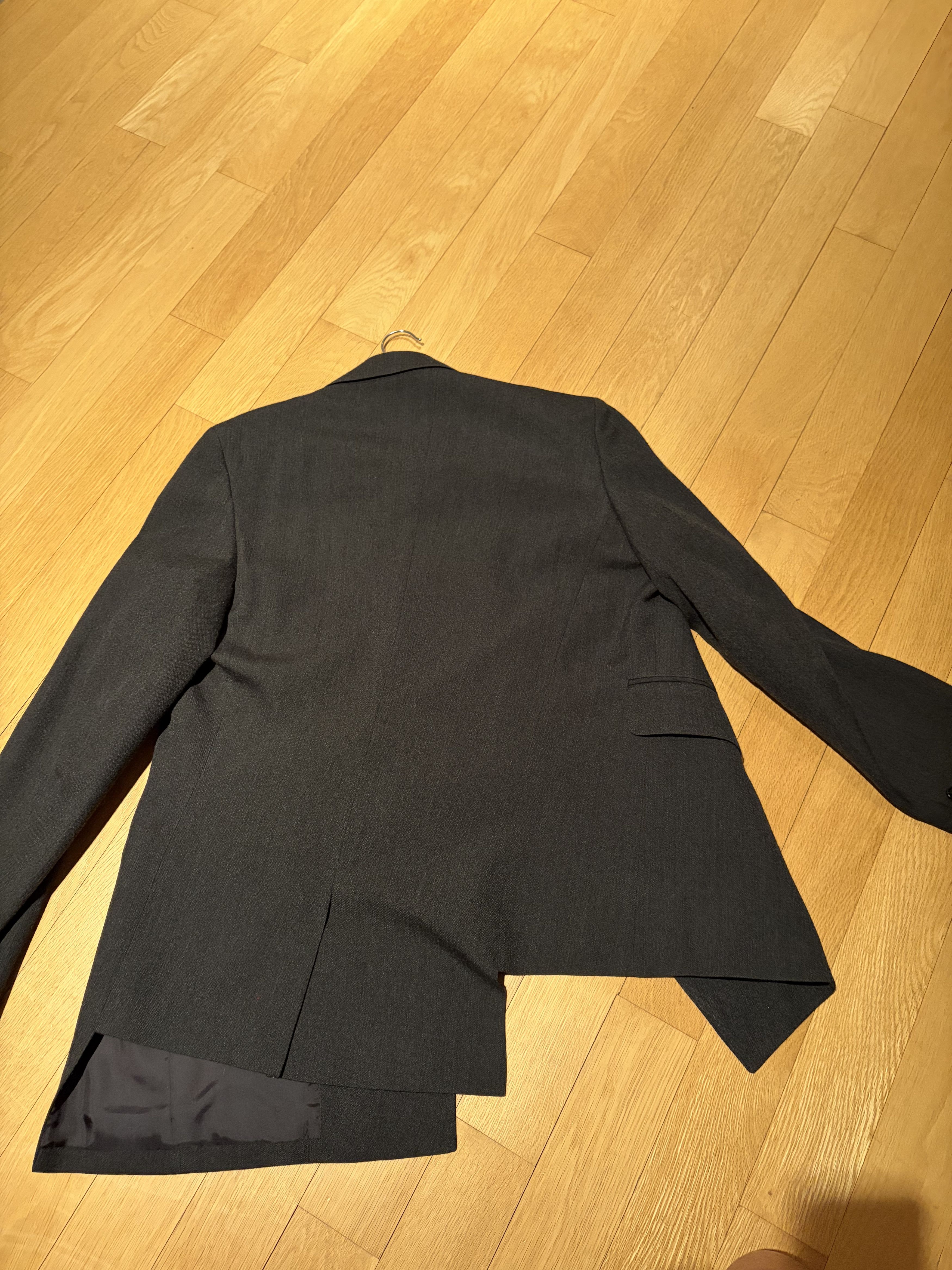 Comme des Garcons Homme Deux asymmetric-design wool blazer Size 38R - 5 Thumbnail