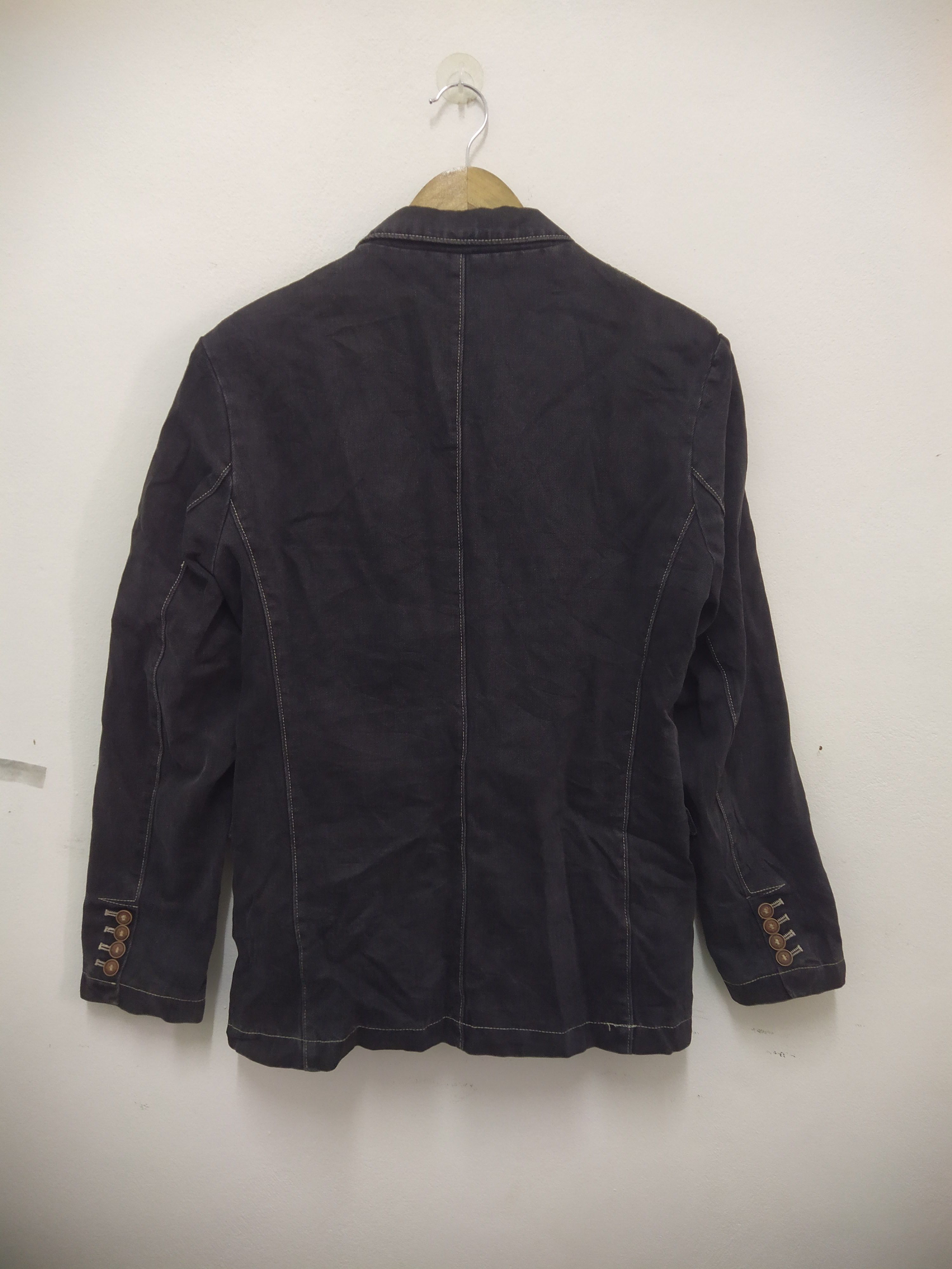 Vintage HOOCHIGER Japanese Style Workwear Blazer Jacket Denim Size US M / EU 48-50 / 2 - 3 Thumbnail