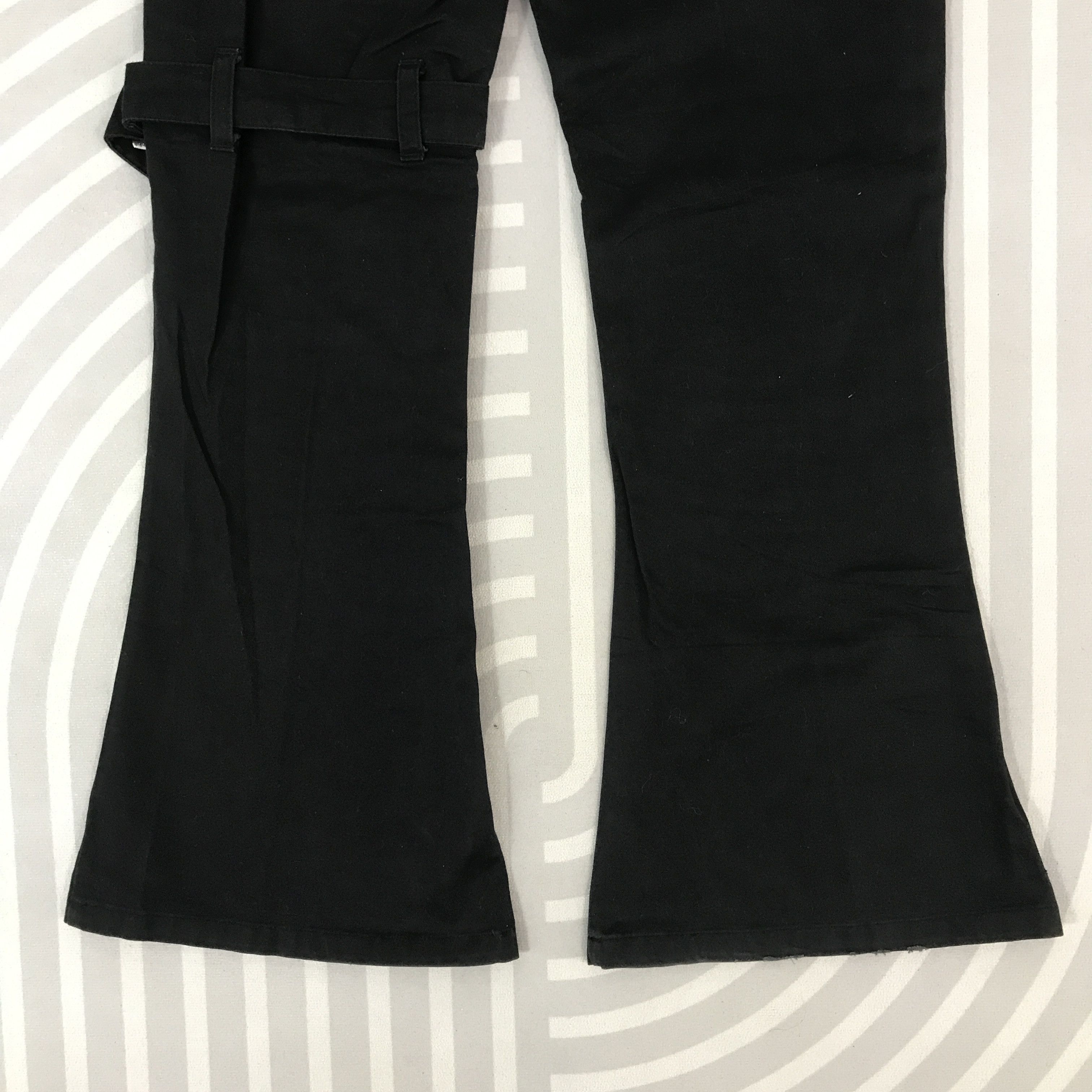 Japanese Brand Vintage Beach black Flared Pants bondage style Size US 30 / EU 46 - 6 Thumbnail
