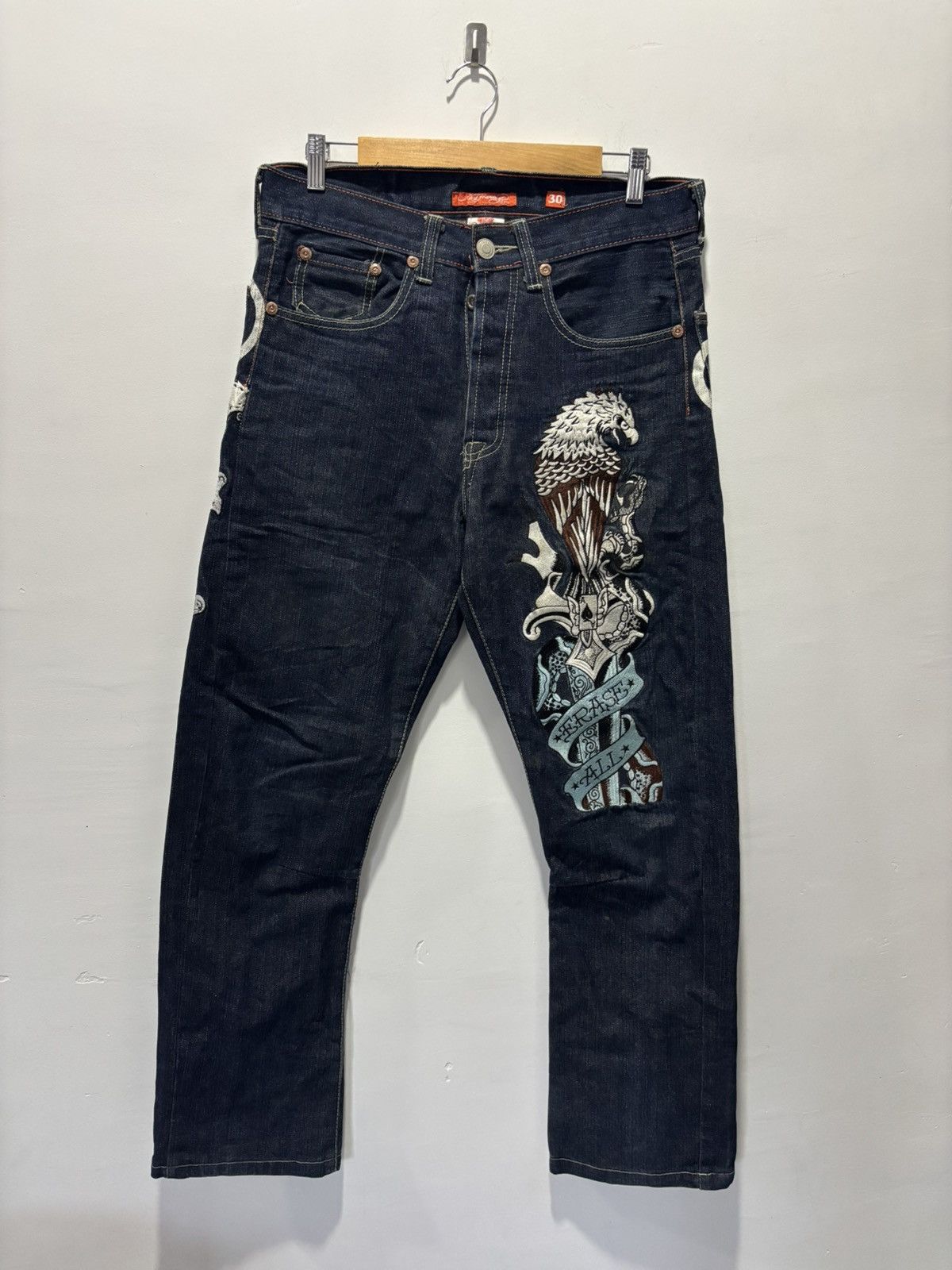 Ed Hardy Ed Hardy Embroidery Jeans Size US 32 / EU 48 - 2 Thumbnail