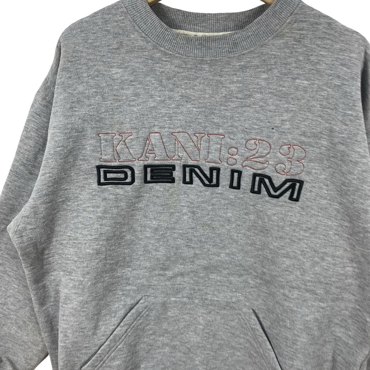 Vintage Vintage KANI SPORTS KANI:23 Denim Embroidered Sweatshirt Size US L / EU 52-54 / 3 - 6 Thumbnail
