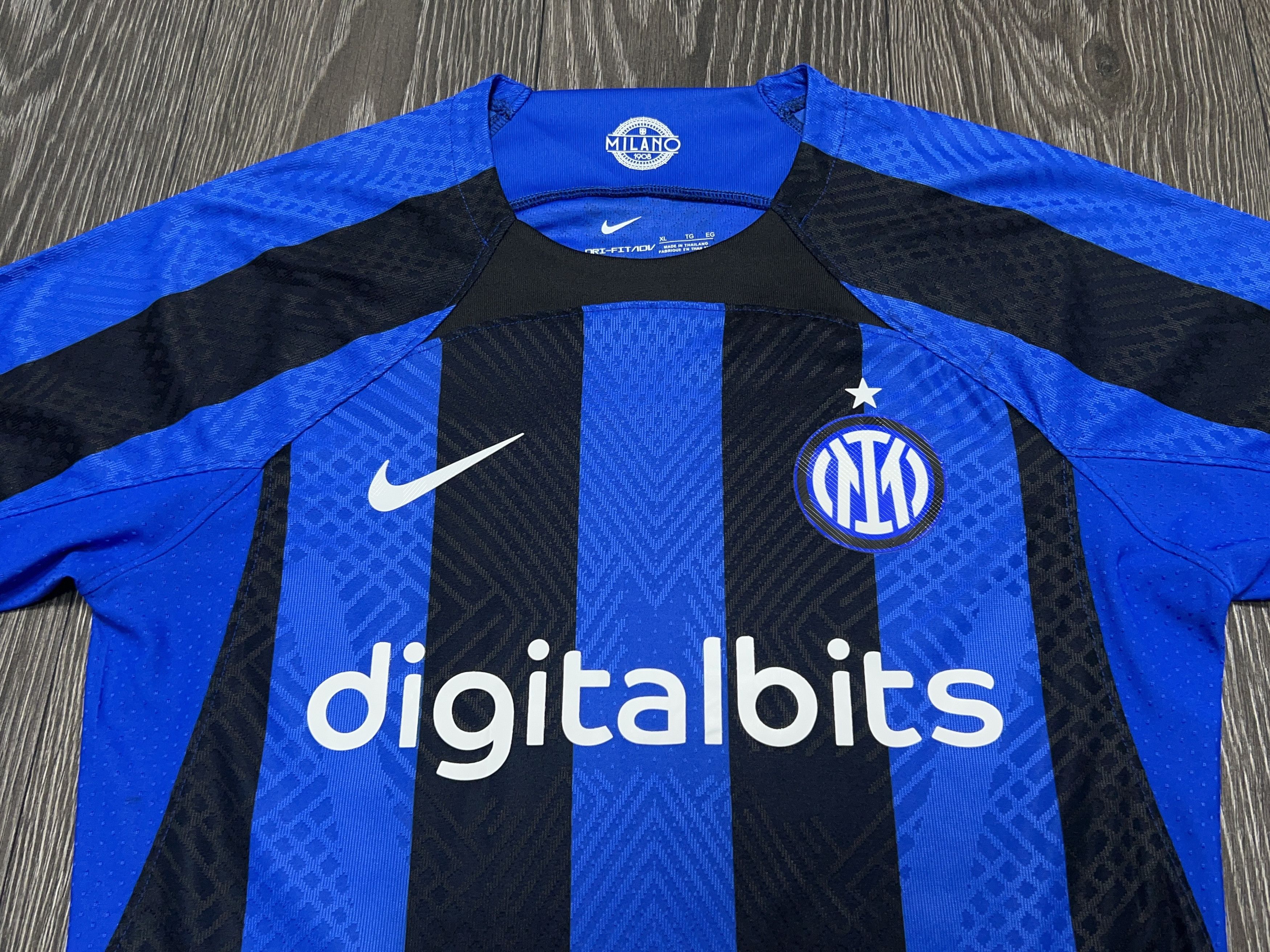 Nike Inter Milan 2022/23 #37 SKRINIAR Football Jersey Shirt Size US XL / EU 56 / 4 - 3 Thumbnail
