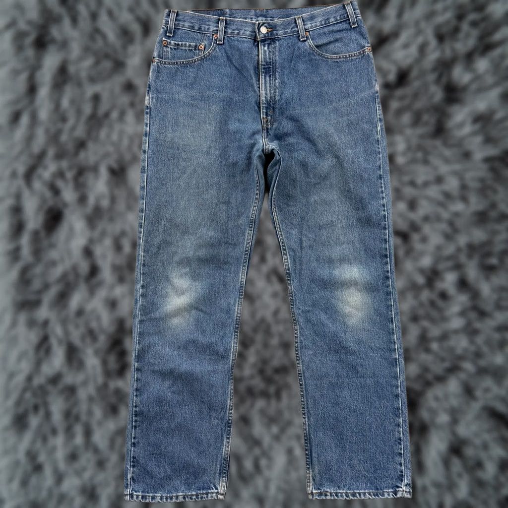 Levi's VINTAGE Levis 505 Jeans 36x30 Blue Denim Regular Straight Western Cowboy USA Y2K Size US 36 / EU 52 - 1 Thumbnail