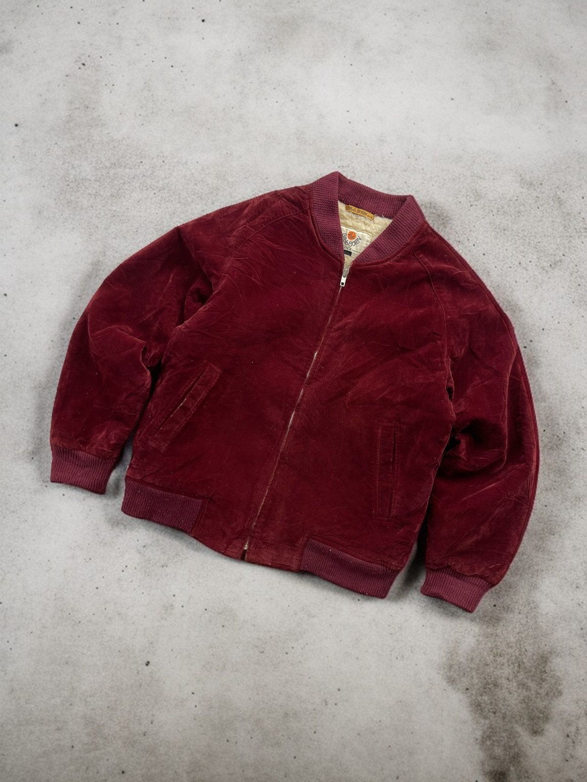 Lee 🔥Vintage 90s Lee Bill Born Velvet Bomber Jacket Size US M / EU 48-50 / 2 - 3 Thumbnail