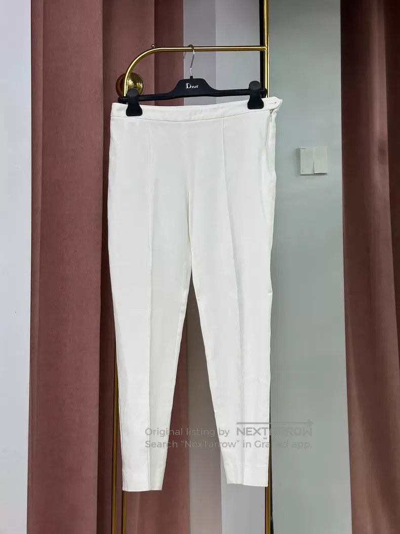 Loro Piana Loro Piana White Casual Trousers Size 27" / US 4 / IT 40 - 1 Thumbnail