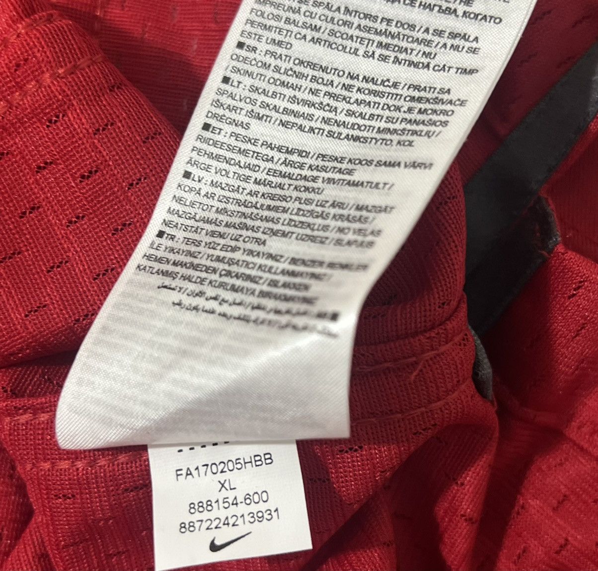 Nike × Vintage Nike SAN FRANCISCO 49ers JIMMY GAROPPOLO Ltd VAPOR MEN'S Size US XL / EU 56 / 4 - 5 Thumbnail