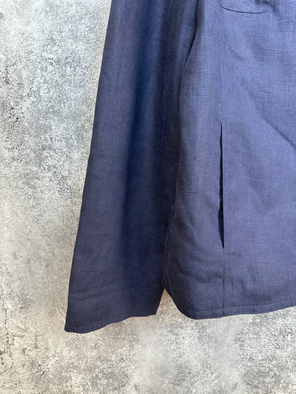 Bogner Bogner Linen Blend Collarless Jacket Made In Western Germany Size XL / US 12-14 / IT 48-50 - 6 Thumbnail