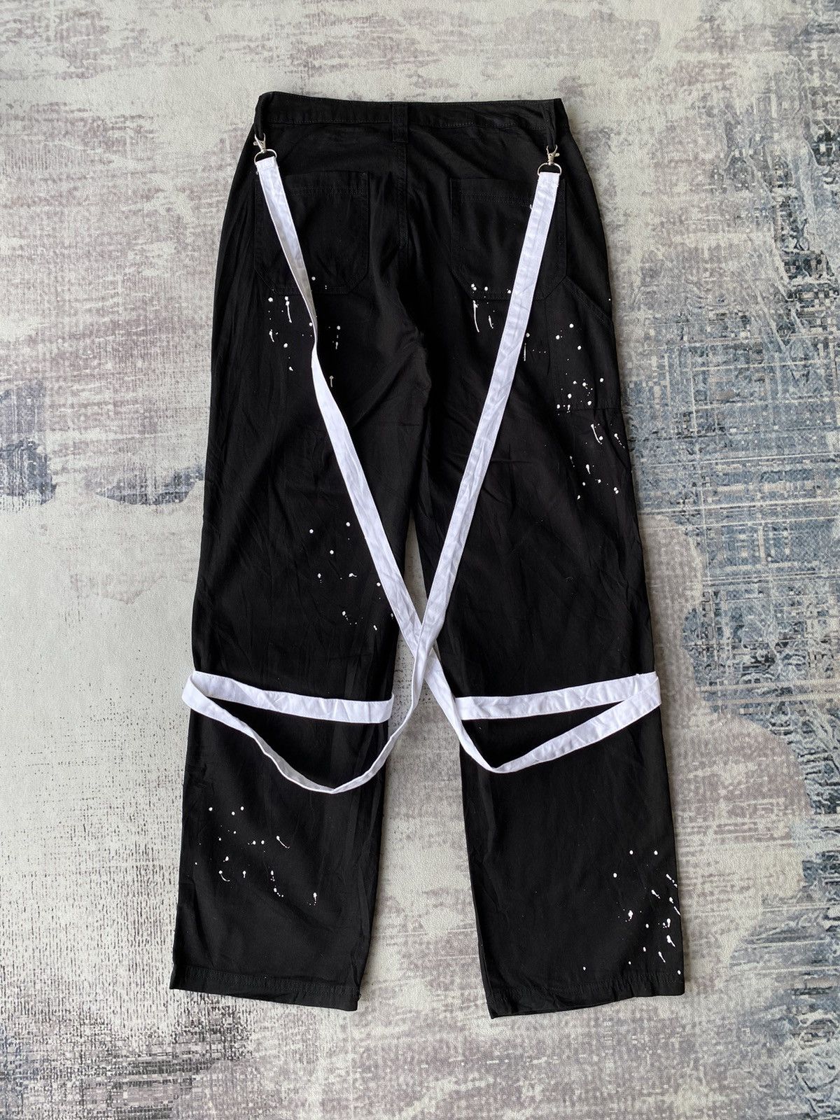 Japanese Brand Vintage Metal Babe Skull Tactical Bondage Riot Punk Pants Size US 29 - 6 Thumbnail
