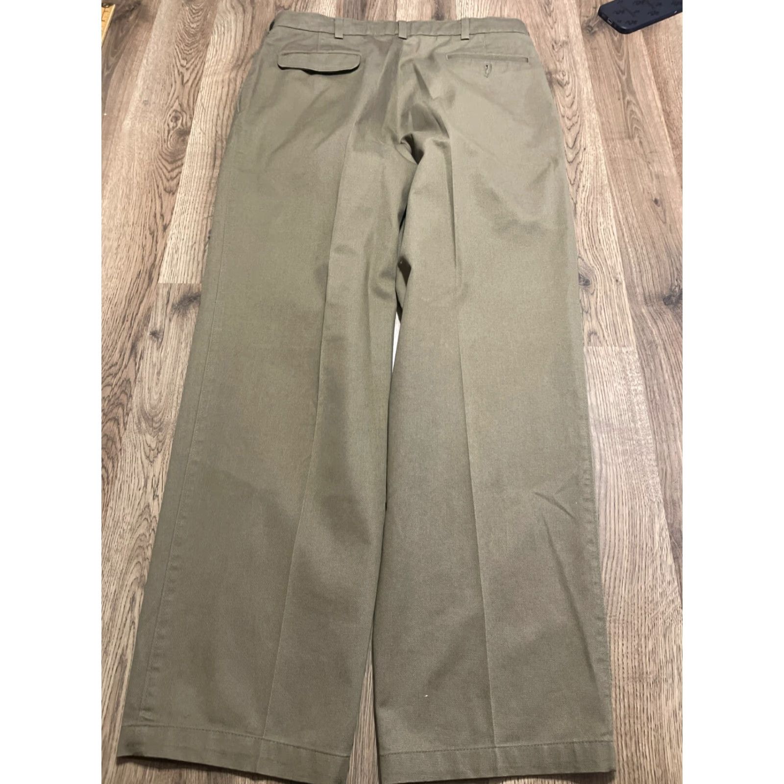 Savane SAVANE Pants Men's Dress Pants Brown 34x31 Pleated Regular Inseam 31 in Casual Vintage? (No vintage) Size US 34 / EU 50 - 2 Thumbnail