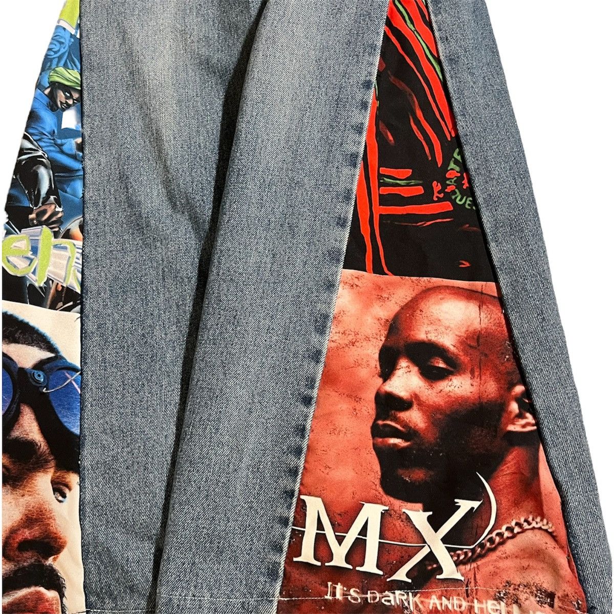 Handmade Custom flared Dmx jeans size 32 x 29 Size US 32 / EU 48 - 3 Thumbnail