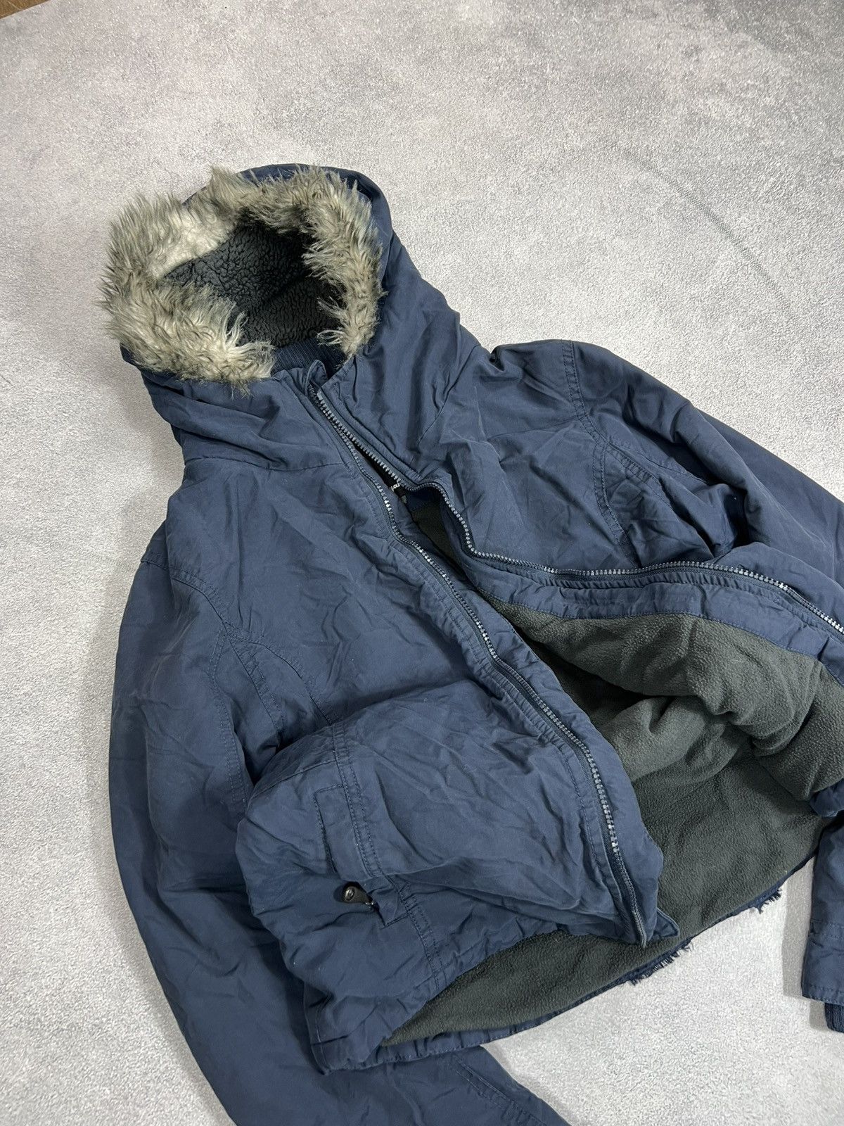 If Six Was Nine Washed Avant Garde If Six Was Nine Style Bomber Jacket Fur Size US M / EU 48-50 / 2 - 4 Thumbnail