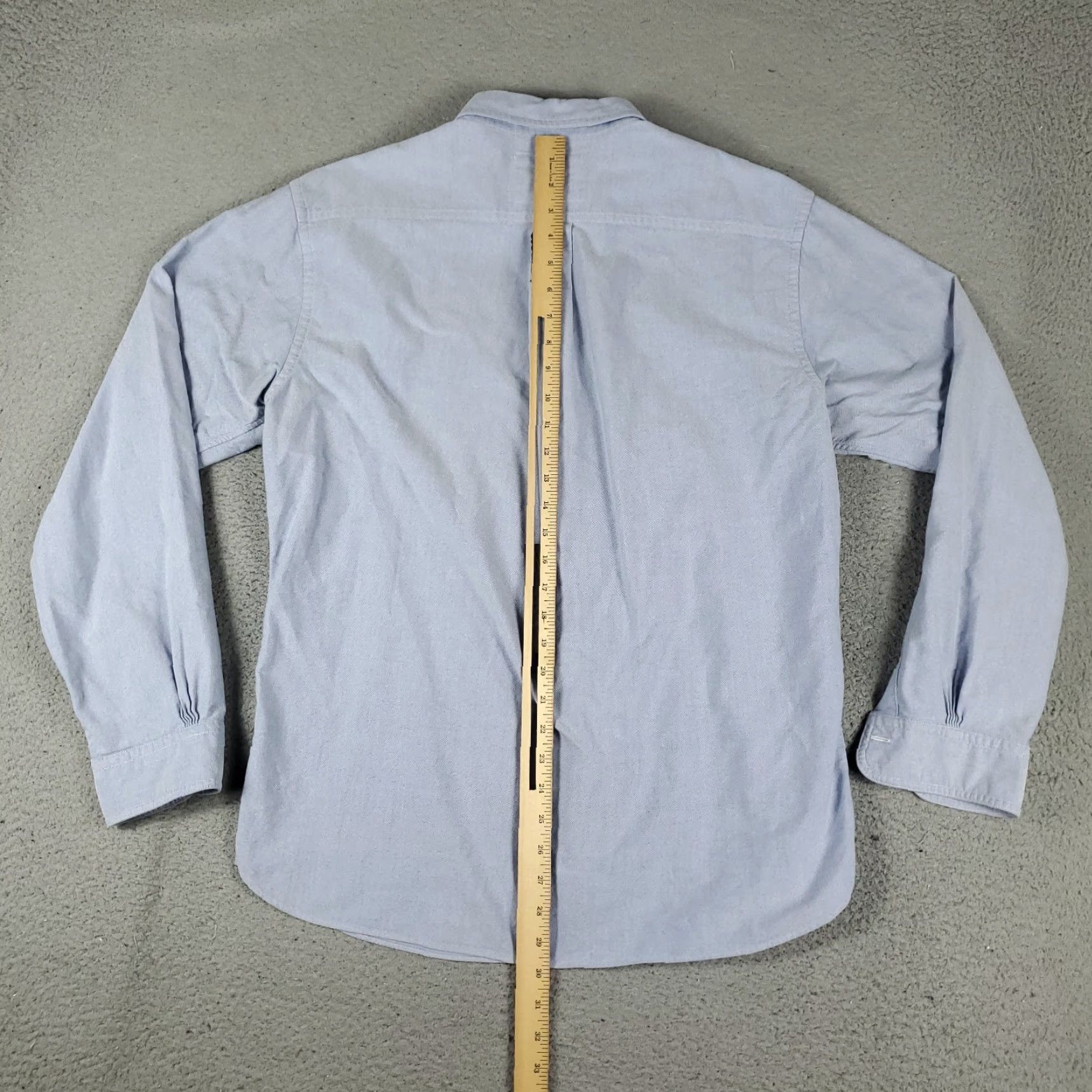 Brooks Brothers VINTAGE Brooks Brothers Shirt Mens Large Blue Slim Casual Button Up Long Sleeve Size US L / EU 52-54 / 3 - 4 Thumbnail