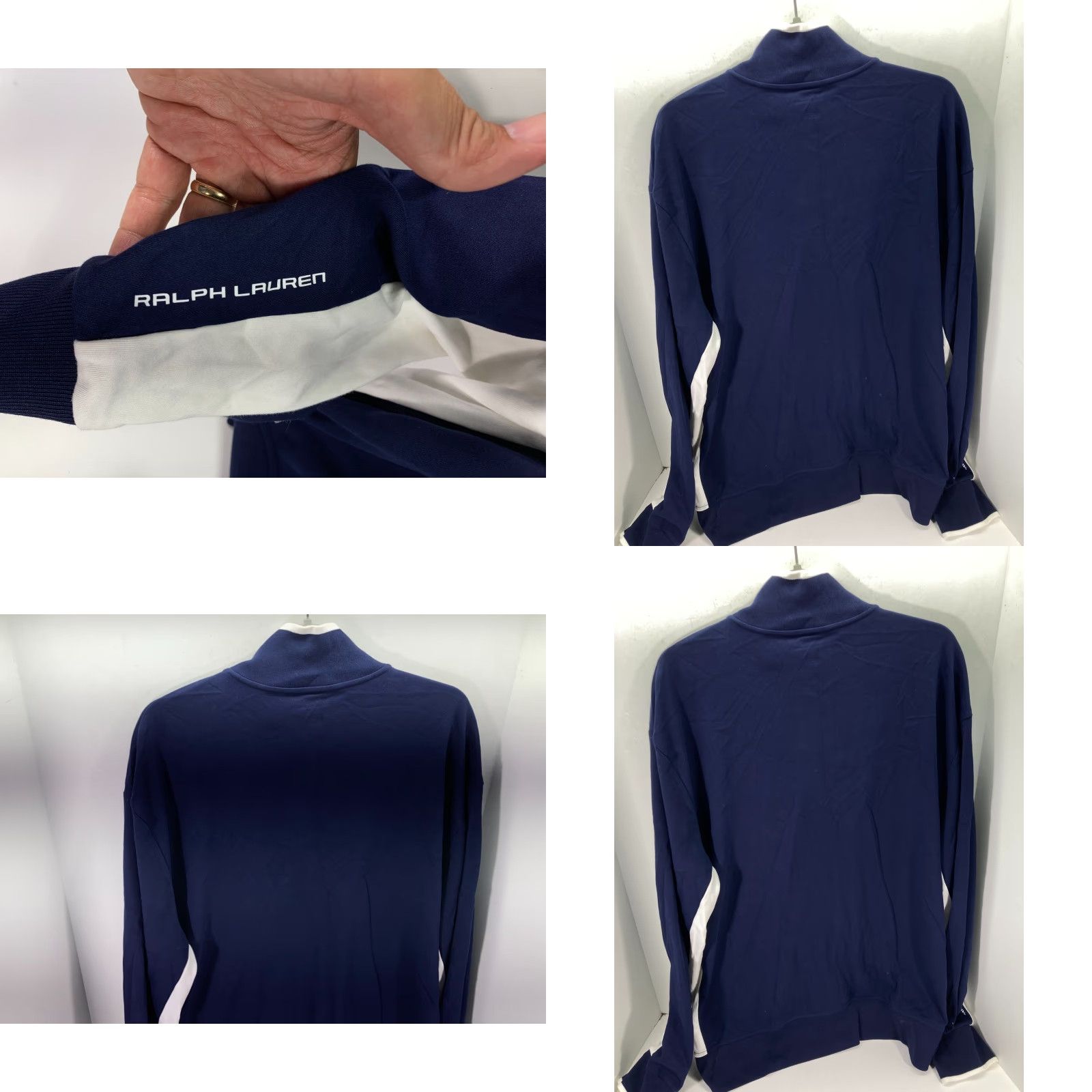 Polo Ralph Lauren Polo Ralph Lauren Track Jacket Mens XXL Zip Up Blue White Logo Windbreaker Long Sleeve Size US XXL / EU 58 / 5 - 8 Thumbnail