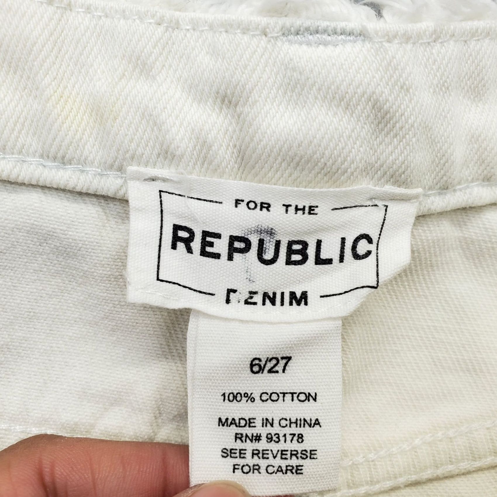 New Republic VINTAGE For The Republic? Size 28" / US 6 / IT 42 - 6 Thumbnail