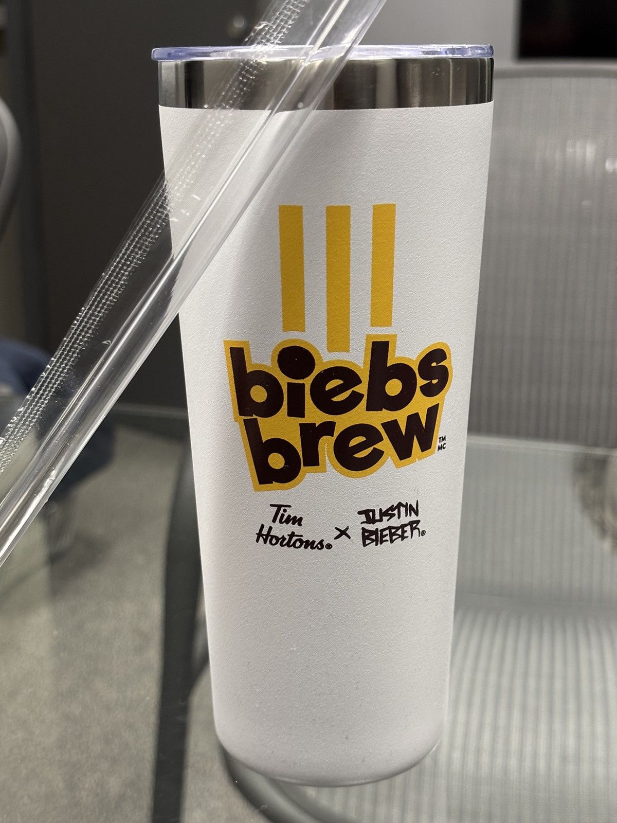 Justin Bieber Justin Bieber Biebs Brew Limited Edition Travel Tumbler Mug Size ONE SIZE - 2 Thumbnail