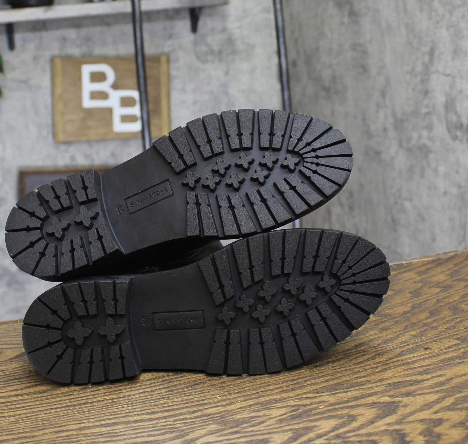 Other New Sun + Stone Engineer Booties 10019660000 Black 9.5m Size US 9.5 / IT 39.5 - 5 Thumbnail
