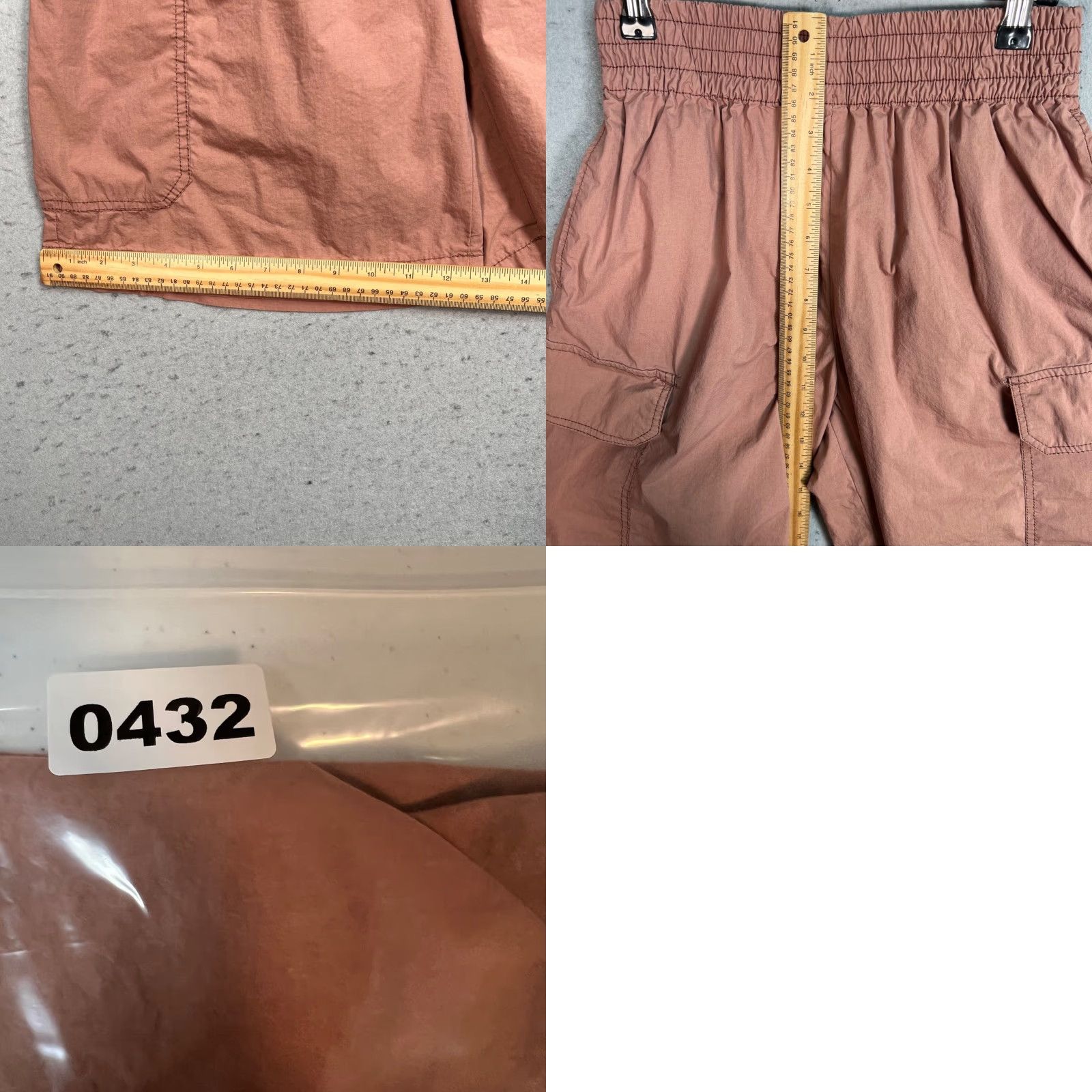 Zara VINTAGE Zara Cargo Shorts Womens XS Pink Cotton Blend Oversized Size 26" / US 2 / IT 38 - 8 Thumbnail