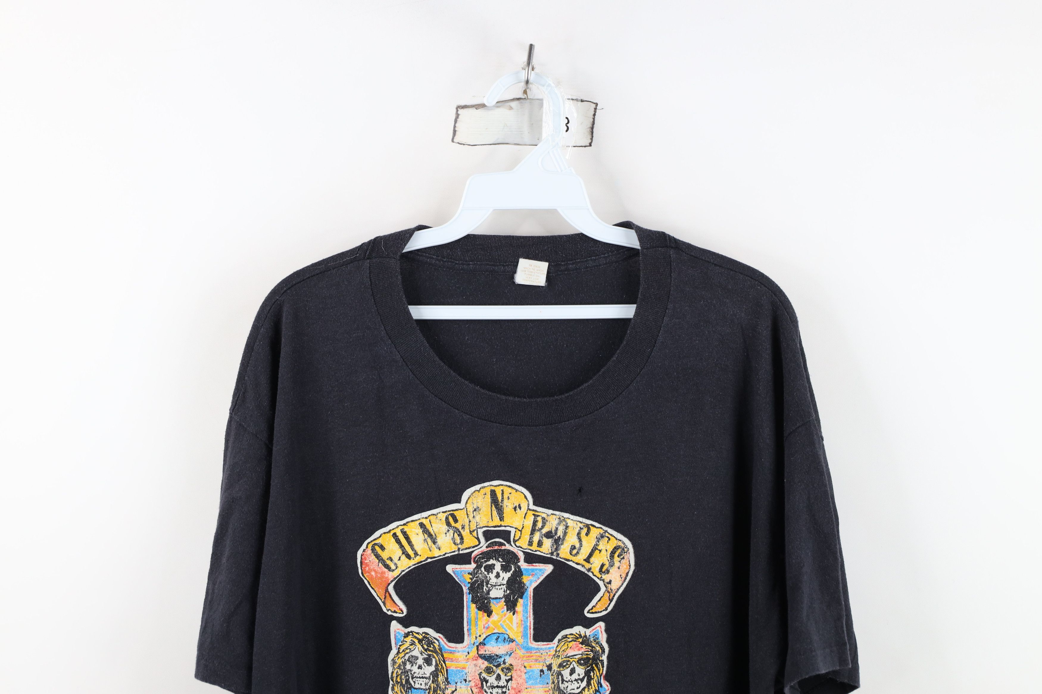 Vintage Vintage 80s For Destruction Guns N Roses Band T-Shirt USA Size US XL / EU 56 / 4 - 2 Thumbnail
