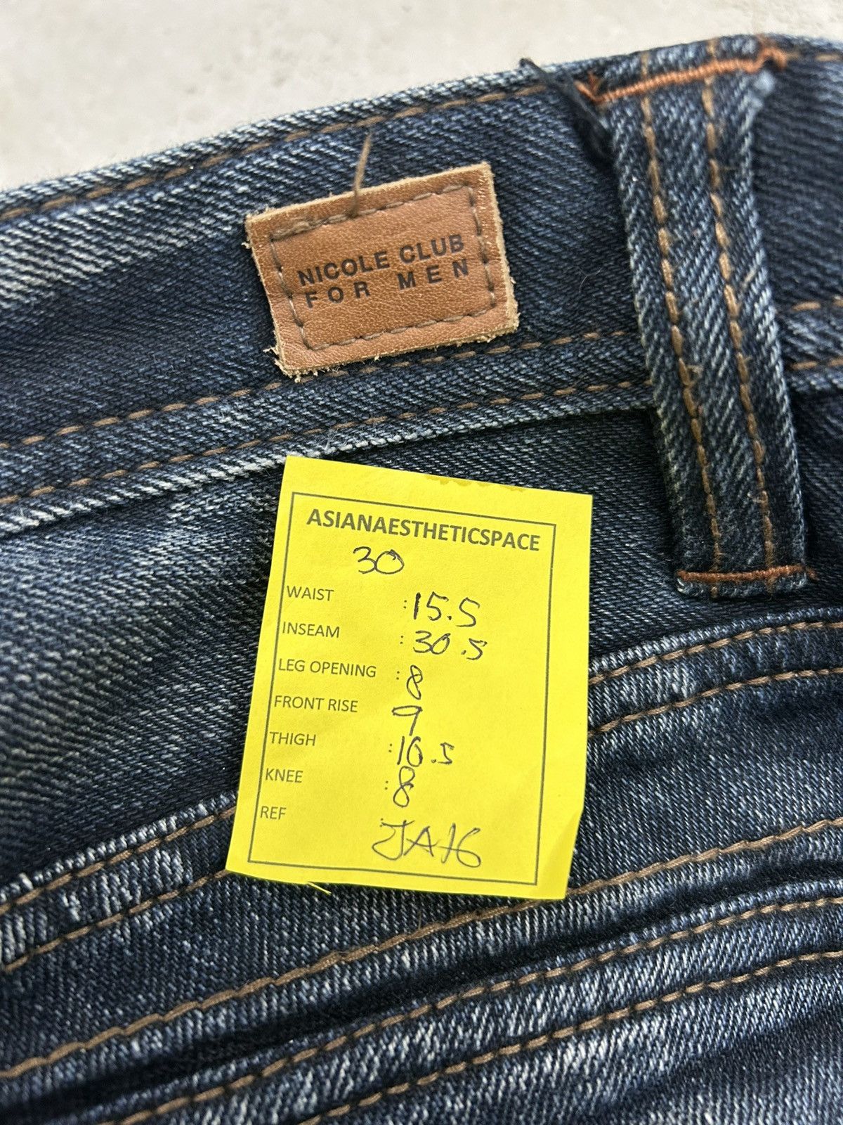 Tornado Mart Nicole Club Men Archive Mud Washed Whiskering Cargo Pocket Size US 30 / EU 46 - 25 Thumbnail