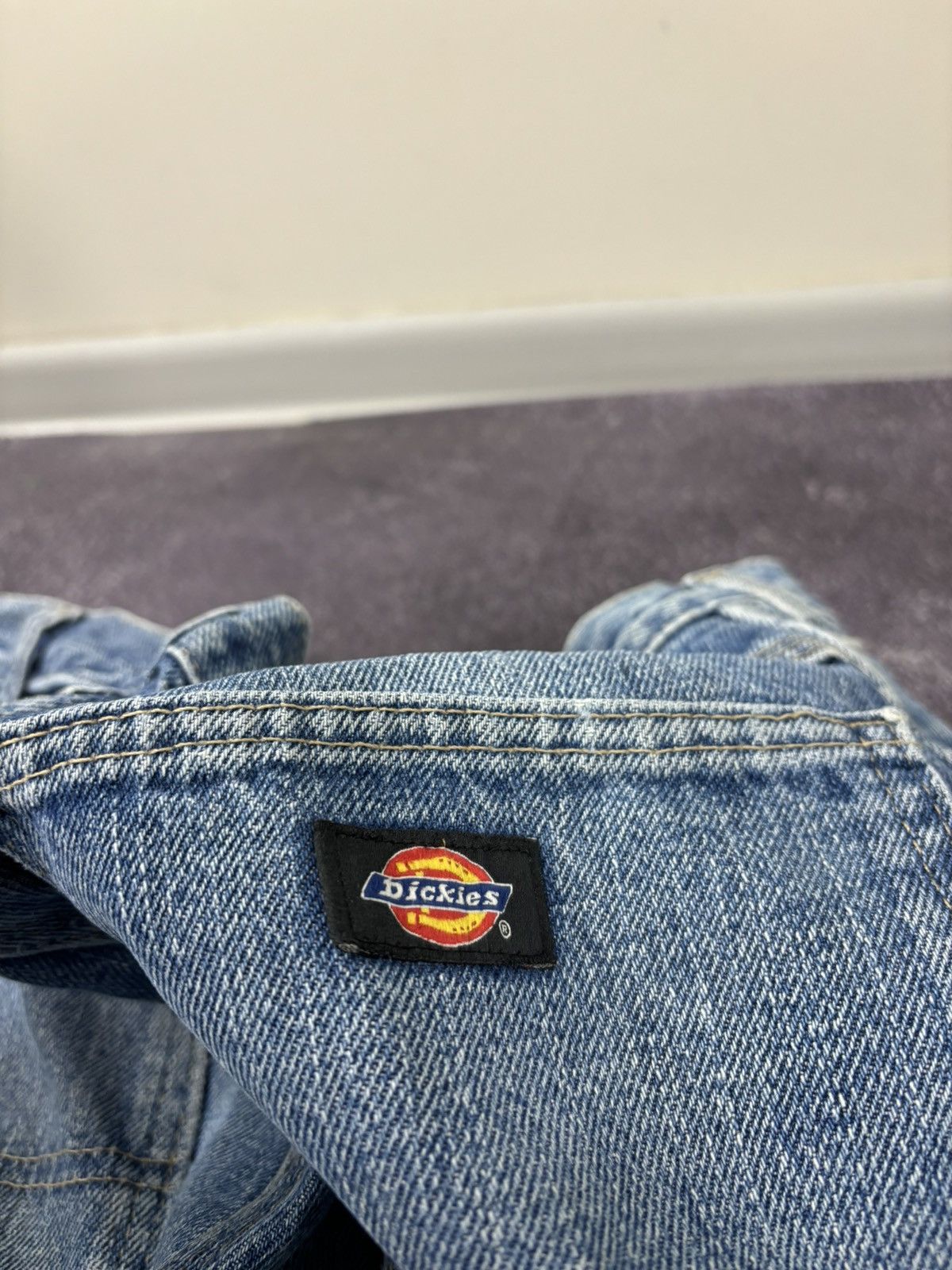 Dickies Vintage Dickies USA Faded Blue Work Hype Denim Jeans Size US 32 / EU 48 - 6 Thumbnail