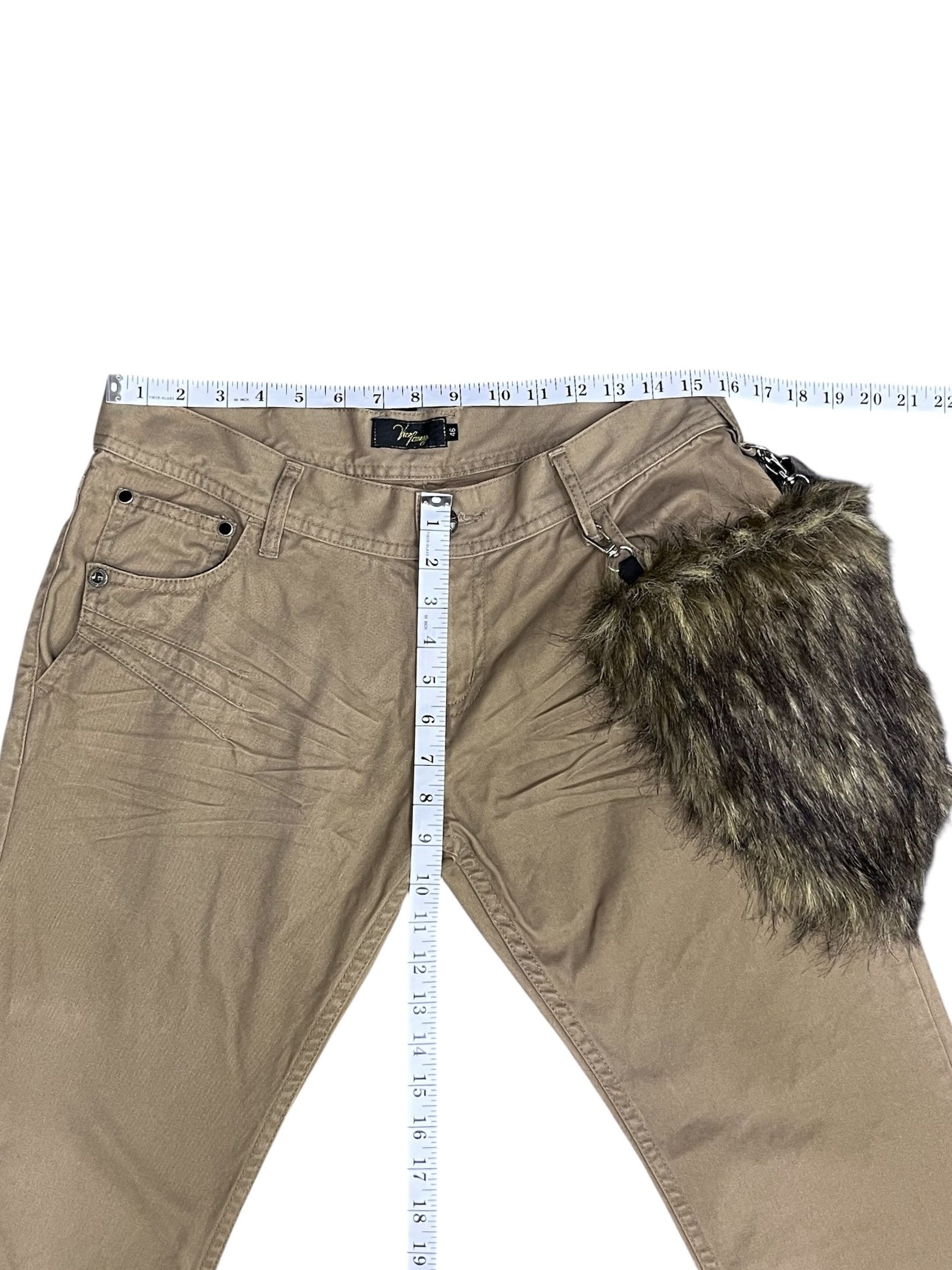 Vice 🔥Vice Fairy LGB Fur Runway Vibes Tribal Flare Pants Size US 31 - 11 Thumbnail