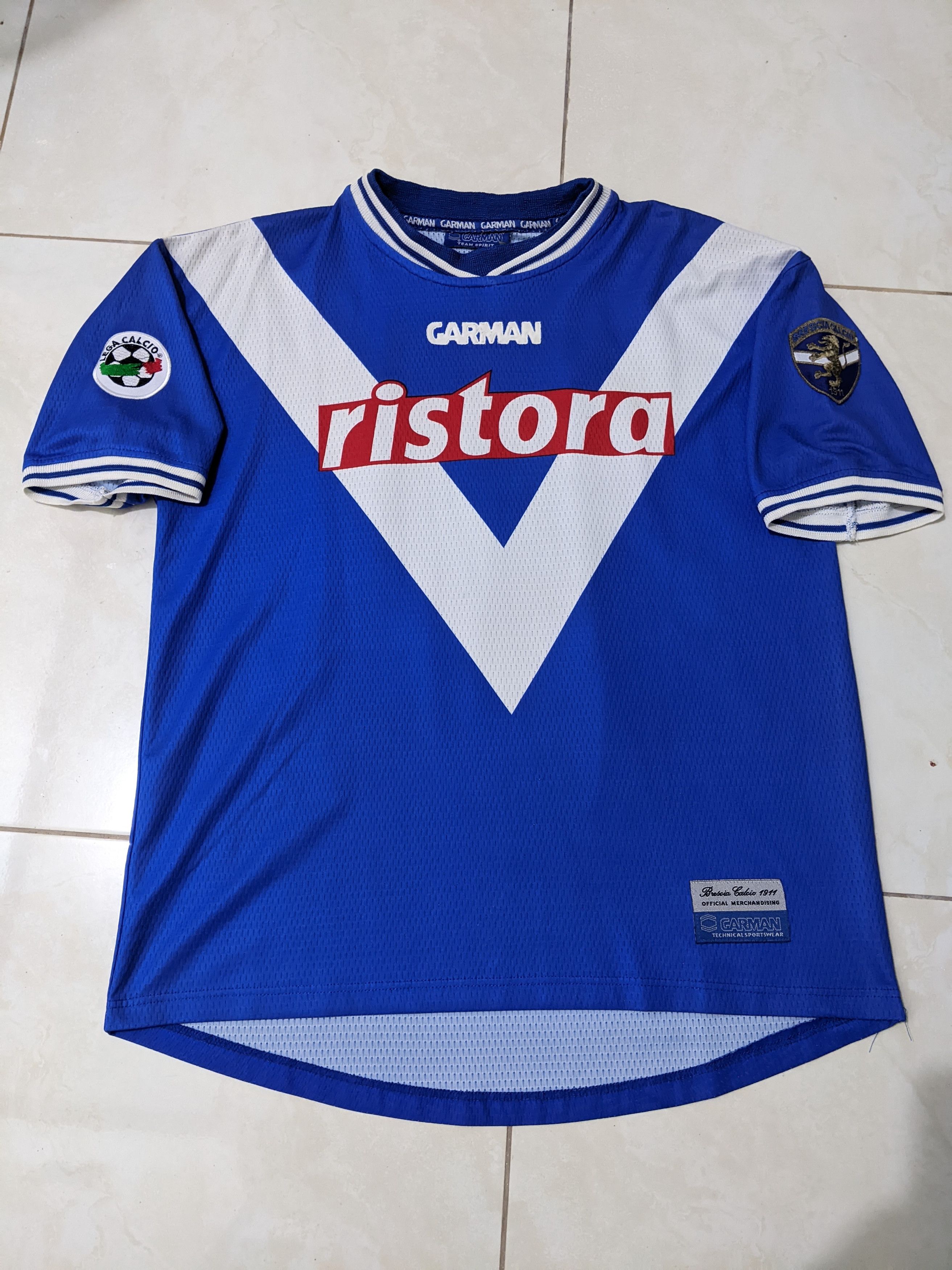 Vintage Jersey Brescia 2000 home Baggio football shirt Size US L / EU 52-54 / 3 - 1 Thumbnail