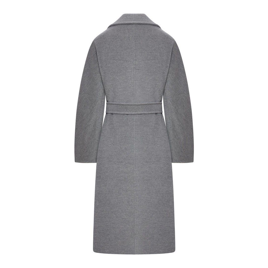 Max Mara MAX MARA Madame Light Gray Wool/Cashmere Coat New & Authenti Size XS / US 0-2 / IT 36-38 - 2 Thumbnail