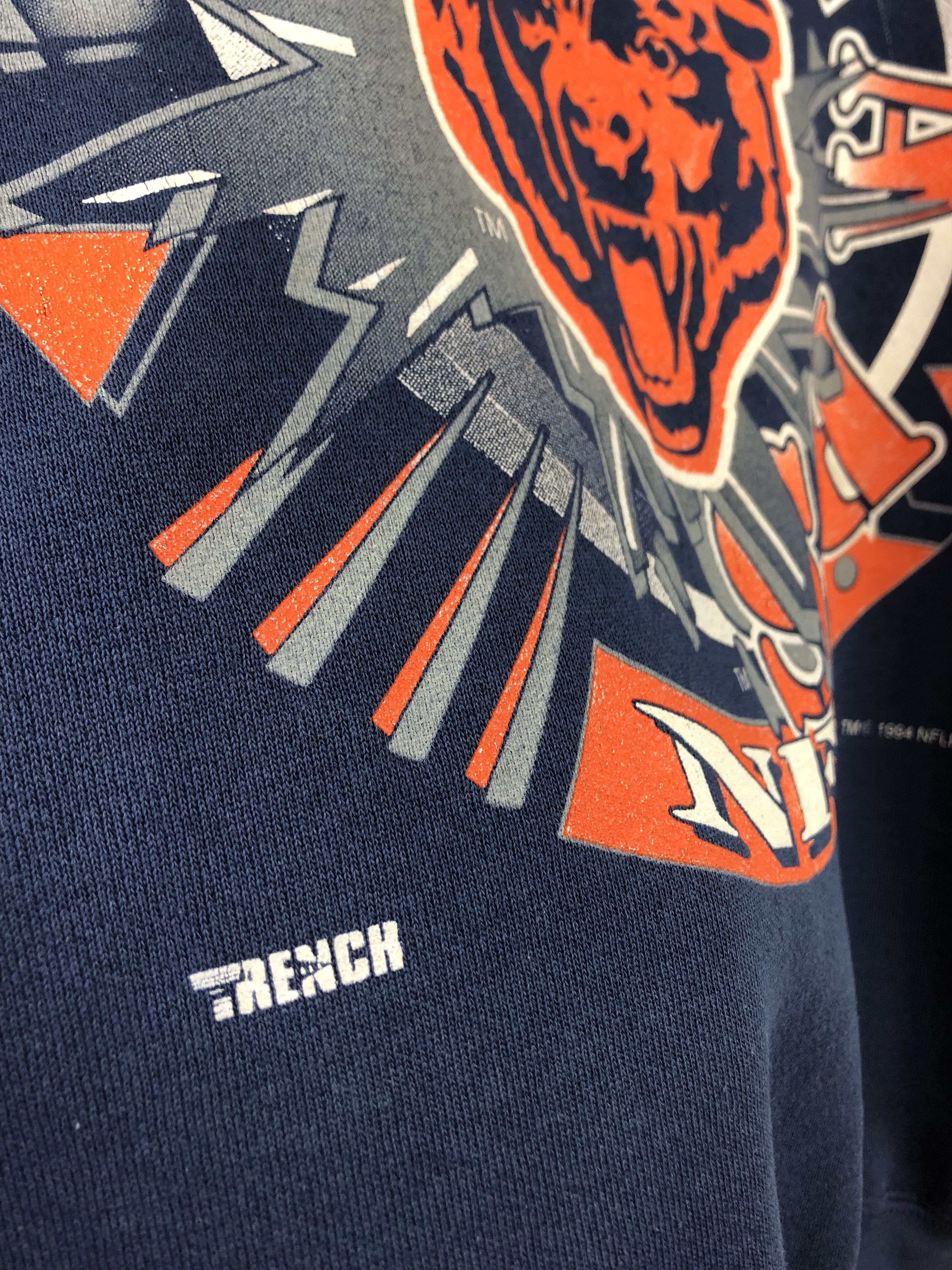 Vintage Vintage 90s Chicago Bears Graphic Crewneck Sweatshirt Rare Size US XL / EU 56 / 4 - 7 Thumbnail