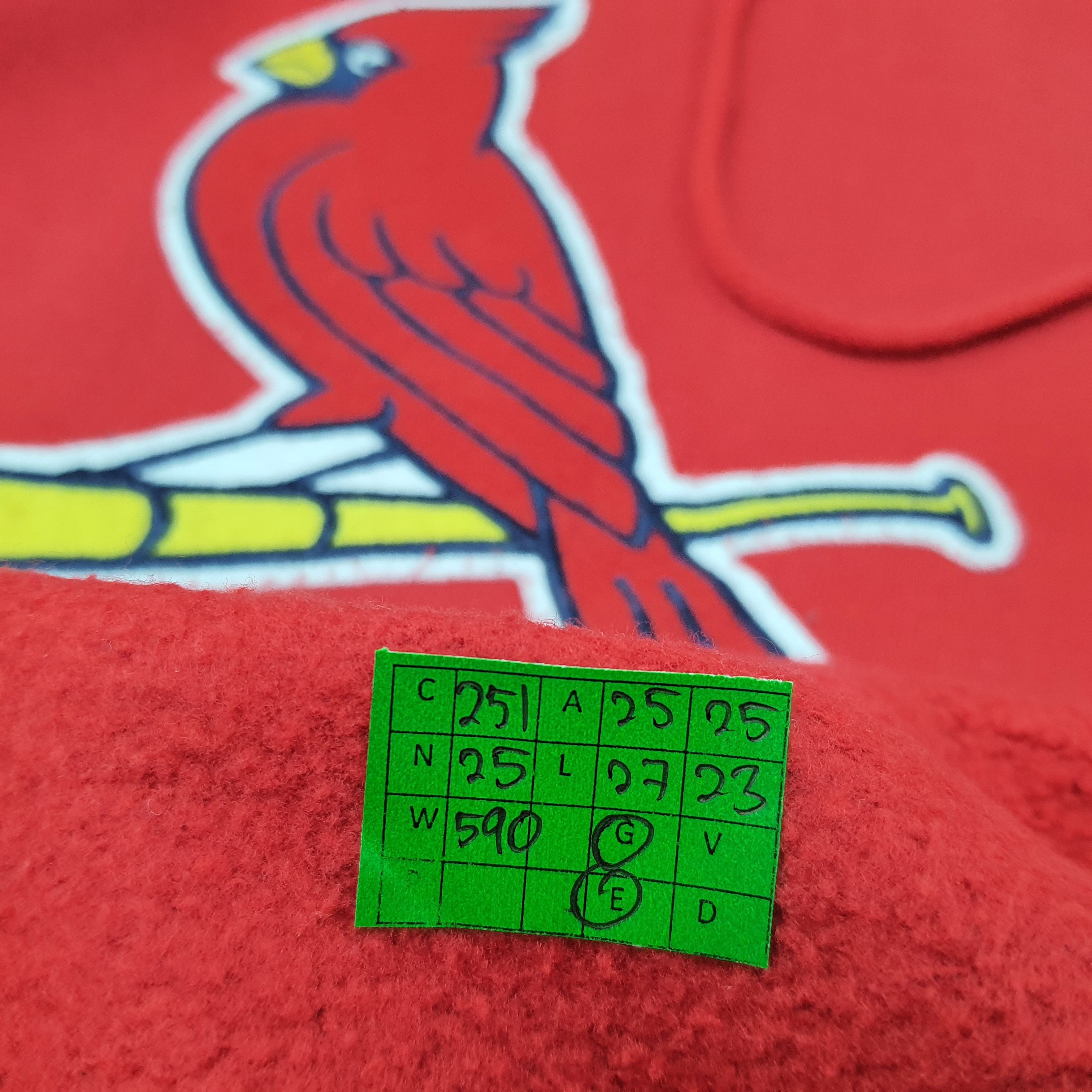MLB Vintage St. Louis Cardinals Baseball Team Sweatshirt C251N25 Size US XL / EU 56 / 4 - 7 Thumbnail