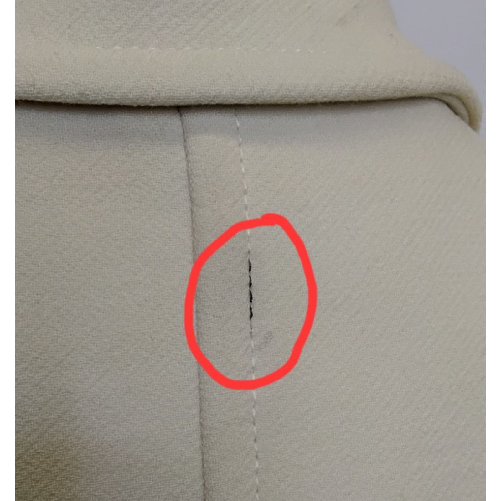 J.Crew J. Crew Wool Blend Pea Coat Women's 8 Cream Thinsulate 2007 Size M / US 6-8 / IT 42-44 - 10 Thumbnail